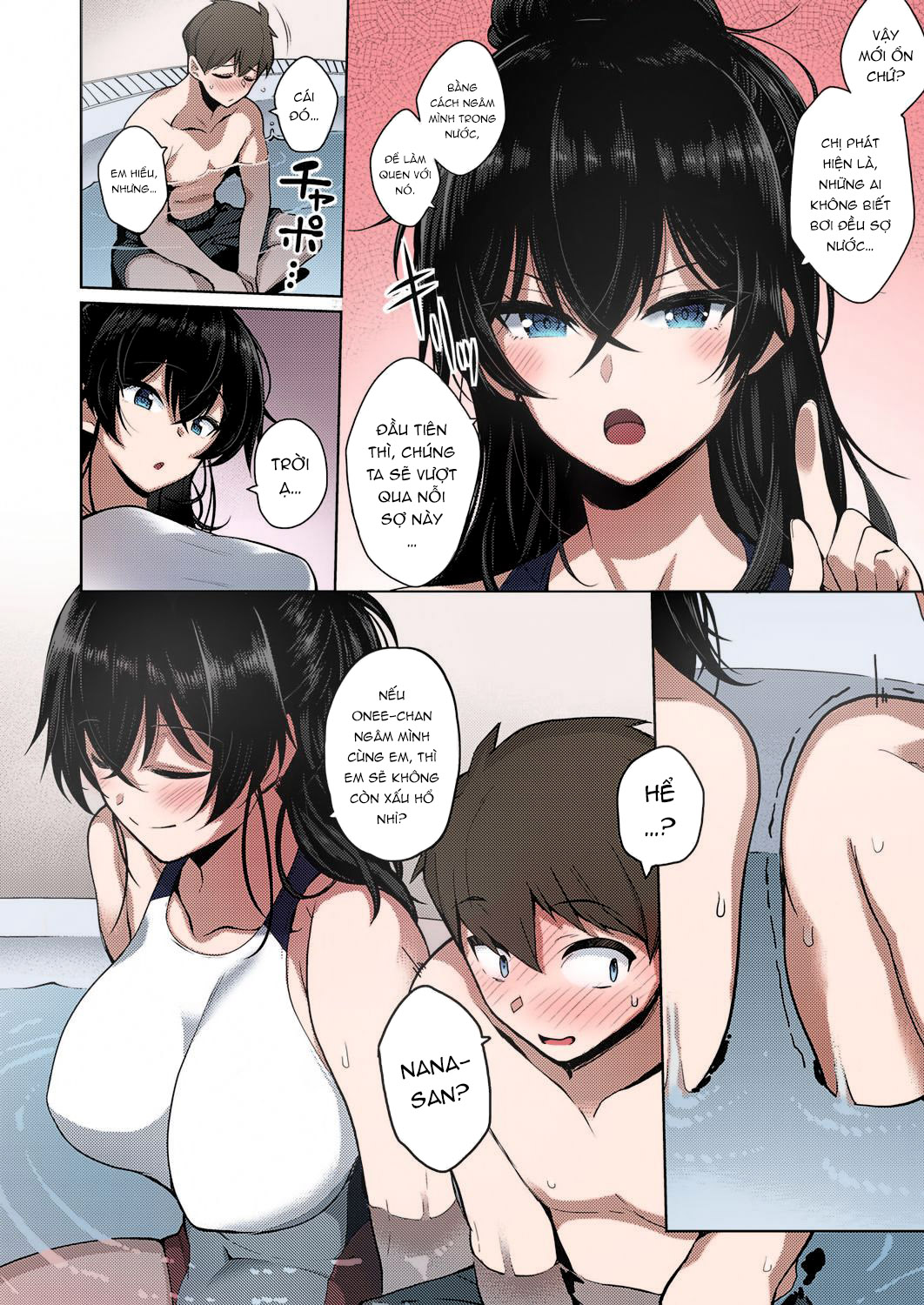 Đọc truyện hentai Onee-chan wa Shinpaishou - Oneshot (ver màu)