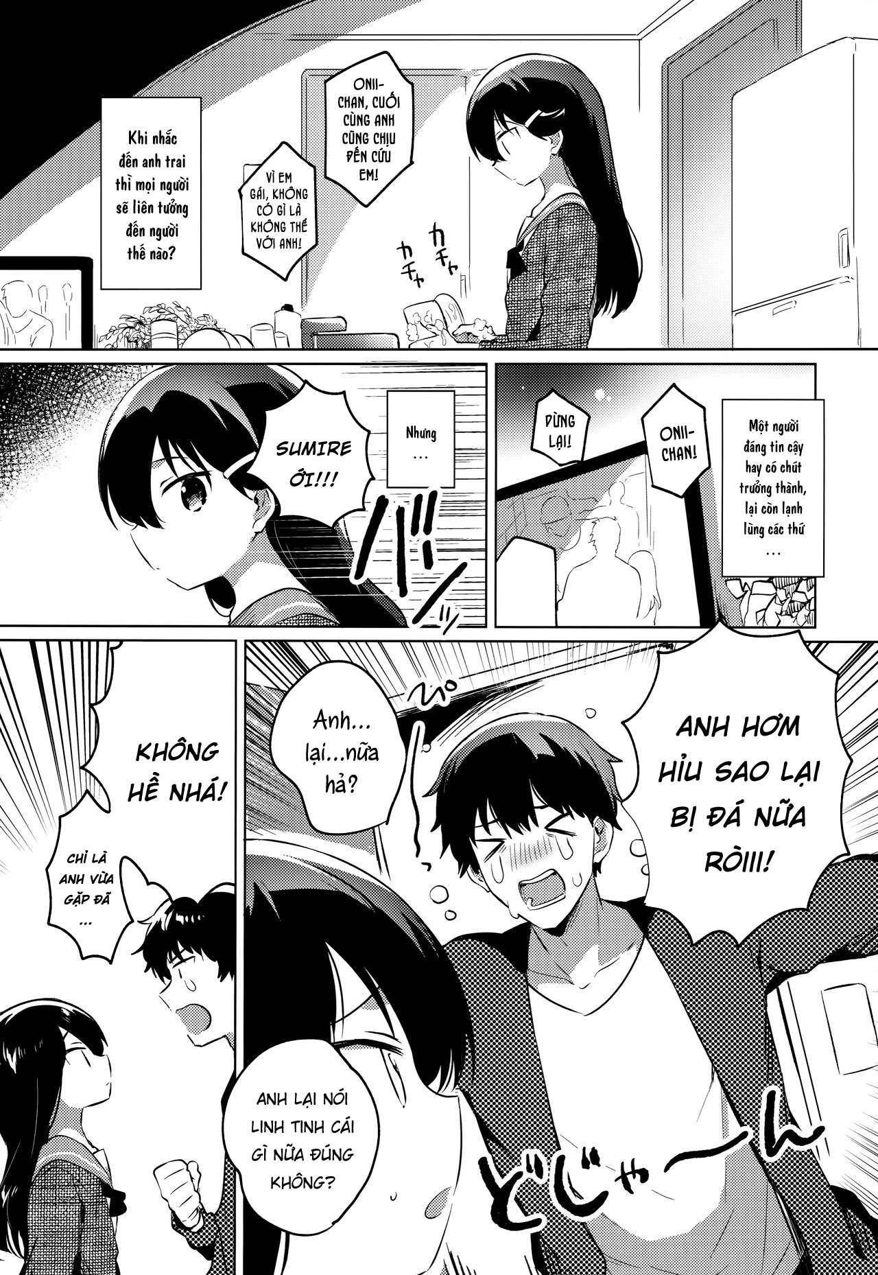 Đọc truyện hentai Anh trai tôi là một tên ngốc - Oneshot