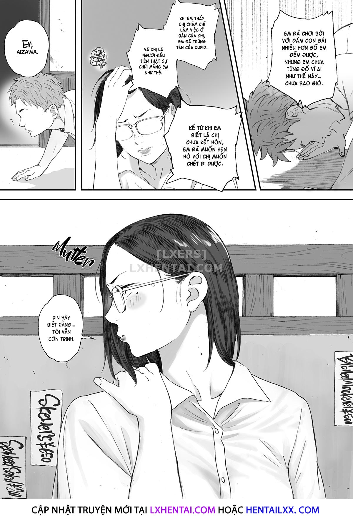 Đọc truyện hentai Middle-Aged Miss Hanada's Defloration - Oneshot
