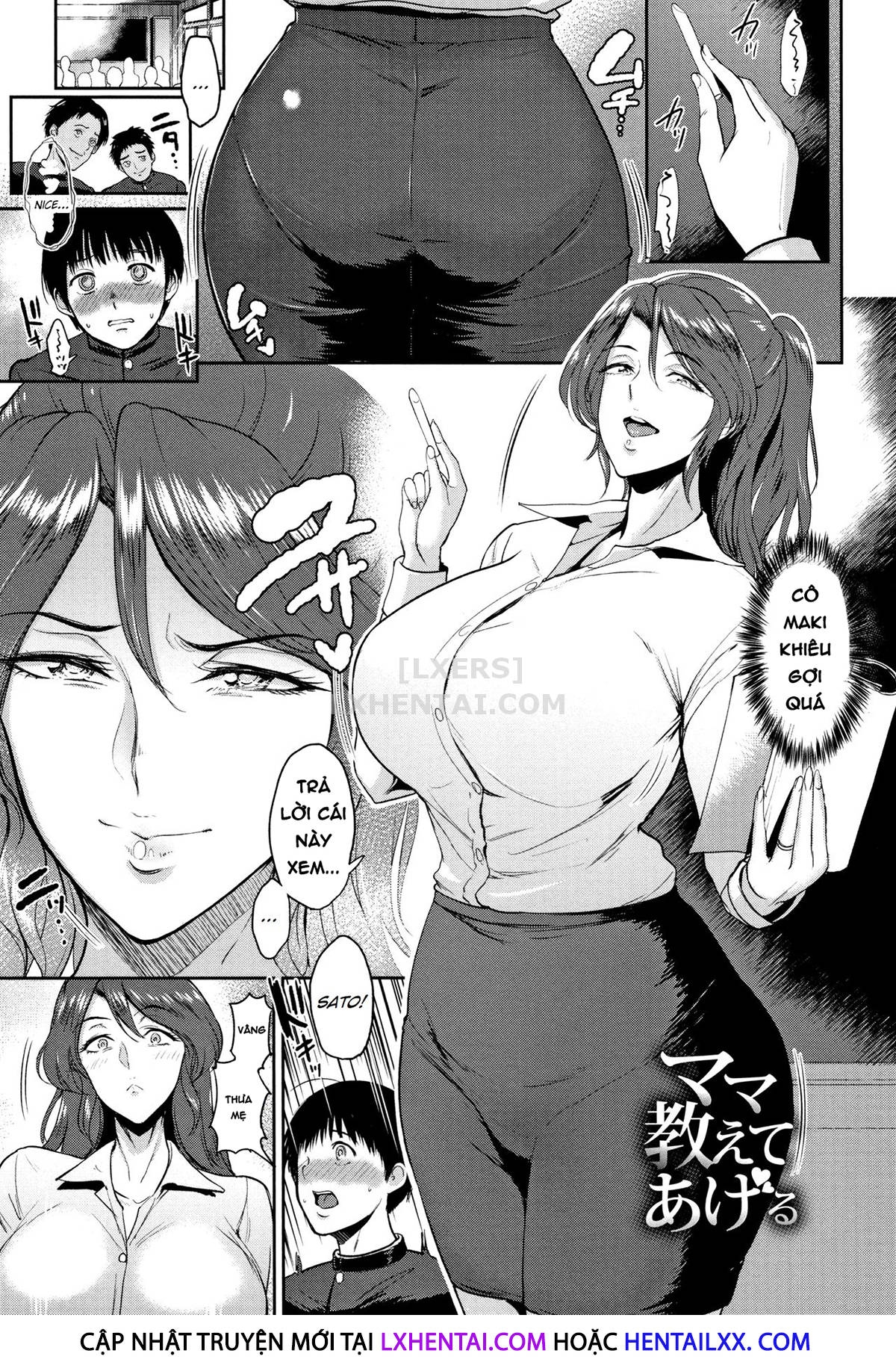 Đọc truyện hentai Mama Oshiete Ageru Oneshot
