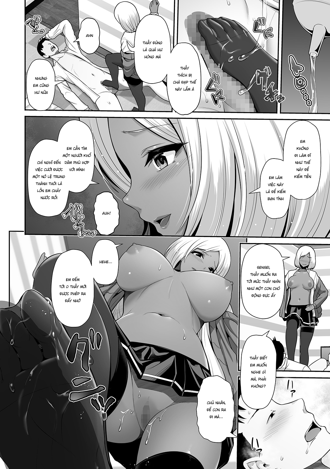 Đọc truyện hentai Thầy giáo khổ dâm crush em gyaru dâm đãng - Oneshot