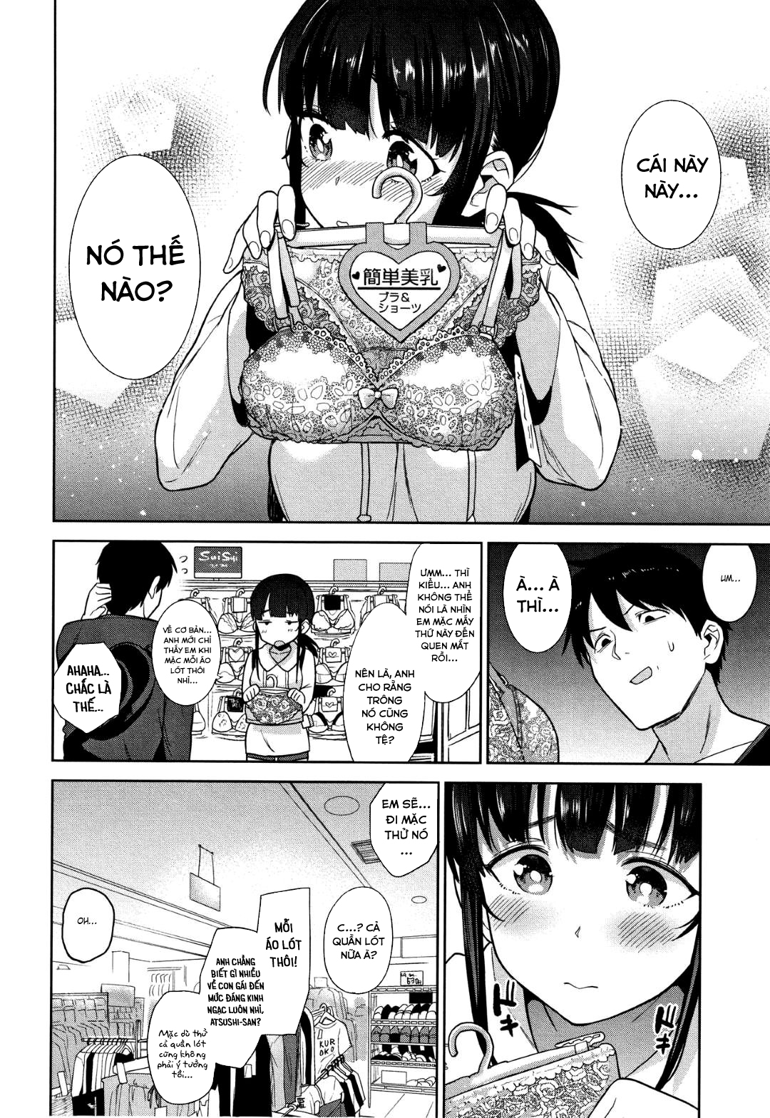 Đọc truyện hentai Tôi bắt được 1 cô gái dễ thương nhìn trộm cuốn sách tôi vứt đi - Chap 04: Buổi mua sắm