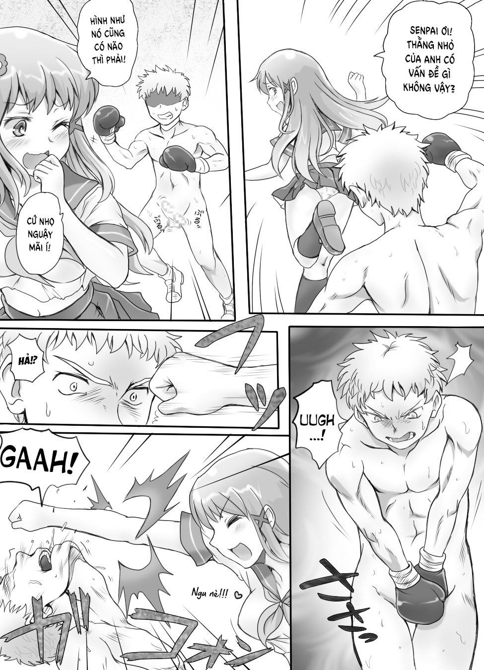 Đọc truyện hentai Naburi Tokidoki Shasei ~Kouhai no Joshi ni Makete Shasei Saserareta Ore~ - Chap 1
