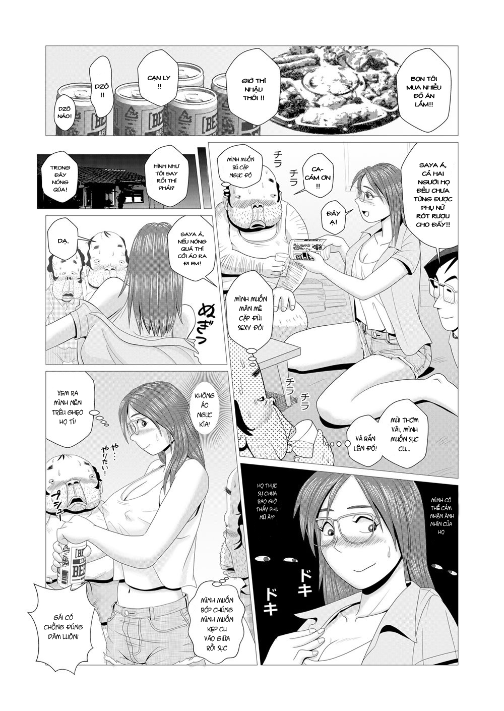 Đọc truyện hentai Tôi Hạnh Phúc Khi Bị Cắm Sừng - Chap 1-Saya và 2 ông chú còn zin