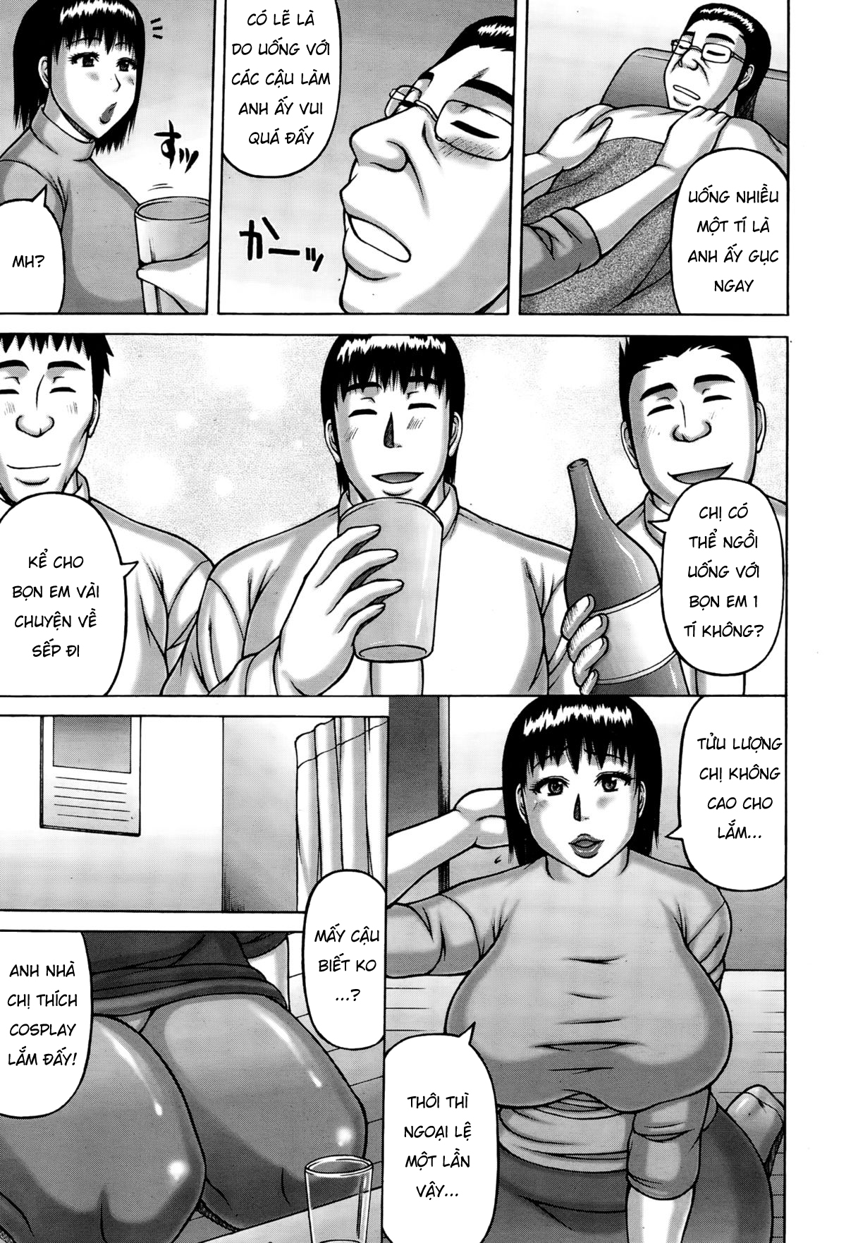 Đọc truyện hentai Cách tiếp khách bằng tình dục của vợ tôi - Oneshot