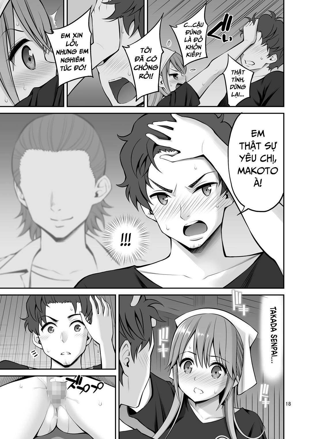 Đọc truyện hentai Motoyan Zuma Otto no Tonari de Hatsuiki - Oneshot