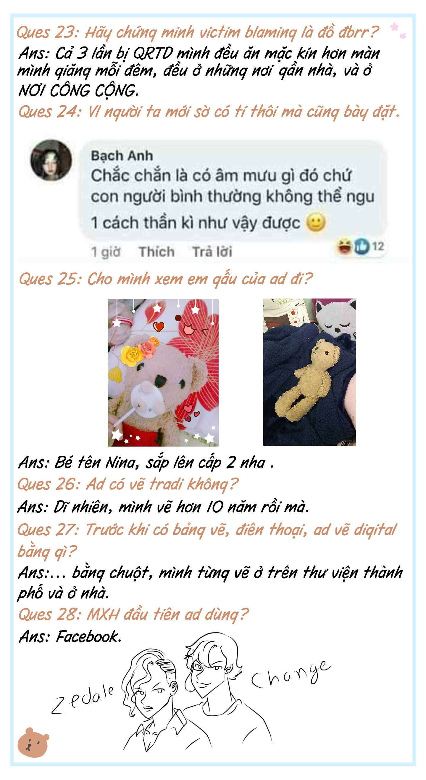 Đọc truyện hentai Never Forget, Never Forgive - Q n A (Tự hỏi tự trả lời)