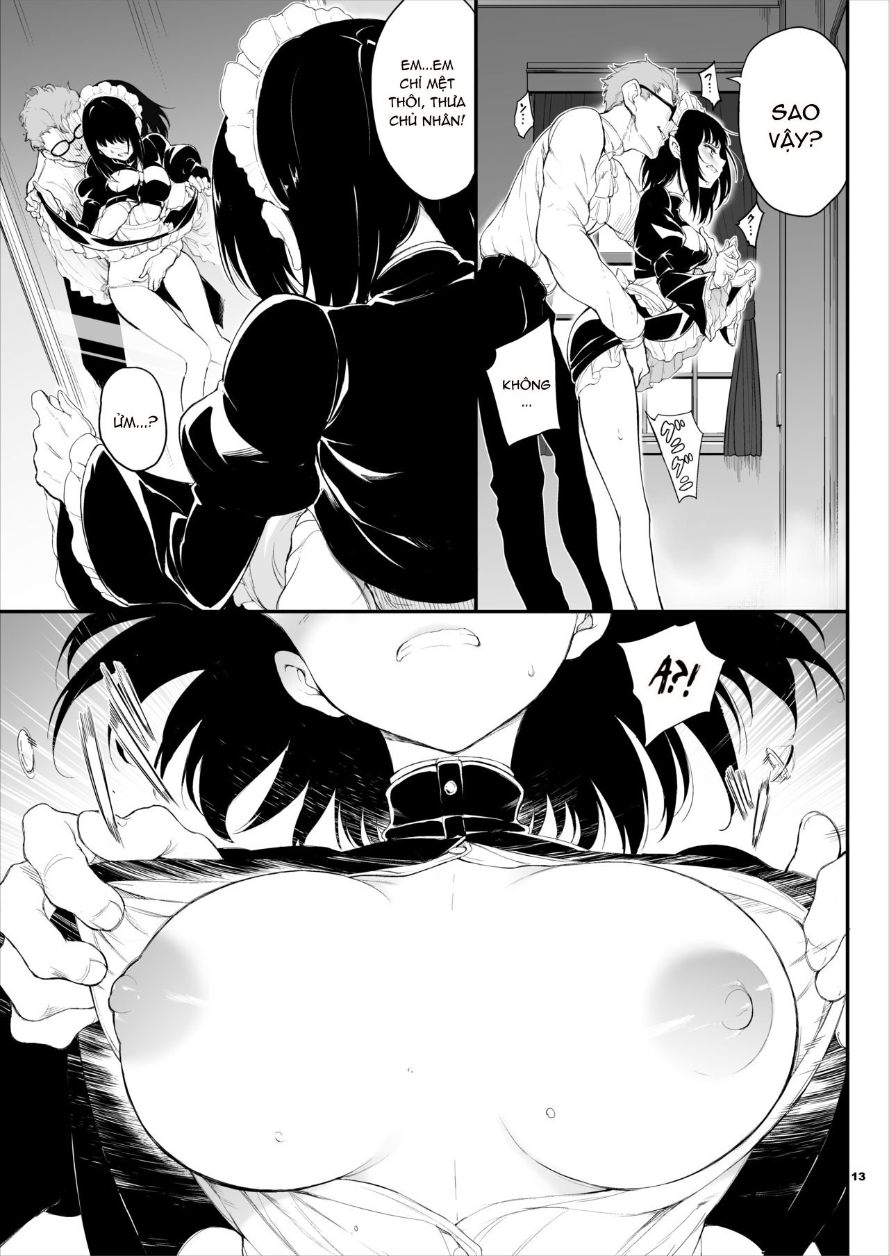 Đọc truyện hentai Maid Kyouiku - Chap 1