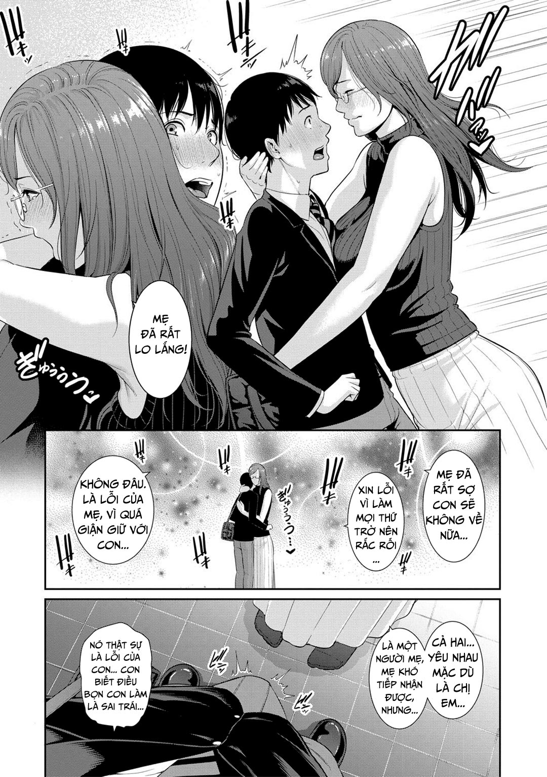 Đọc truyện hentai Ba người mẹ cuồng dâm - Chap 3