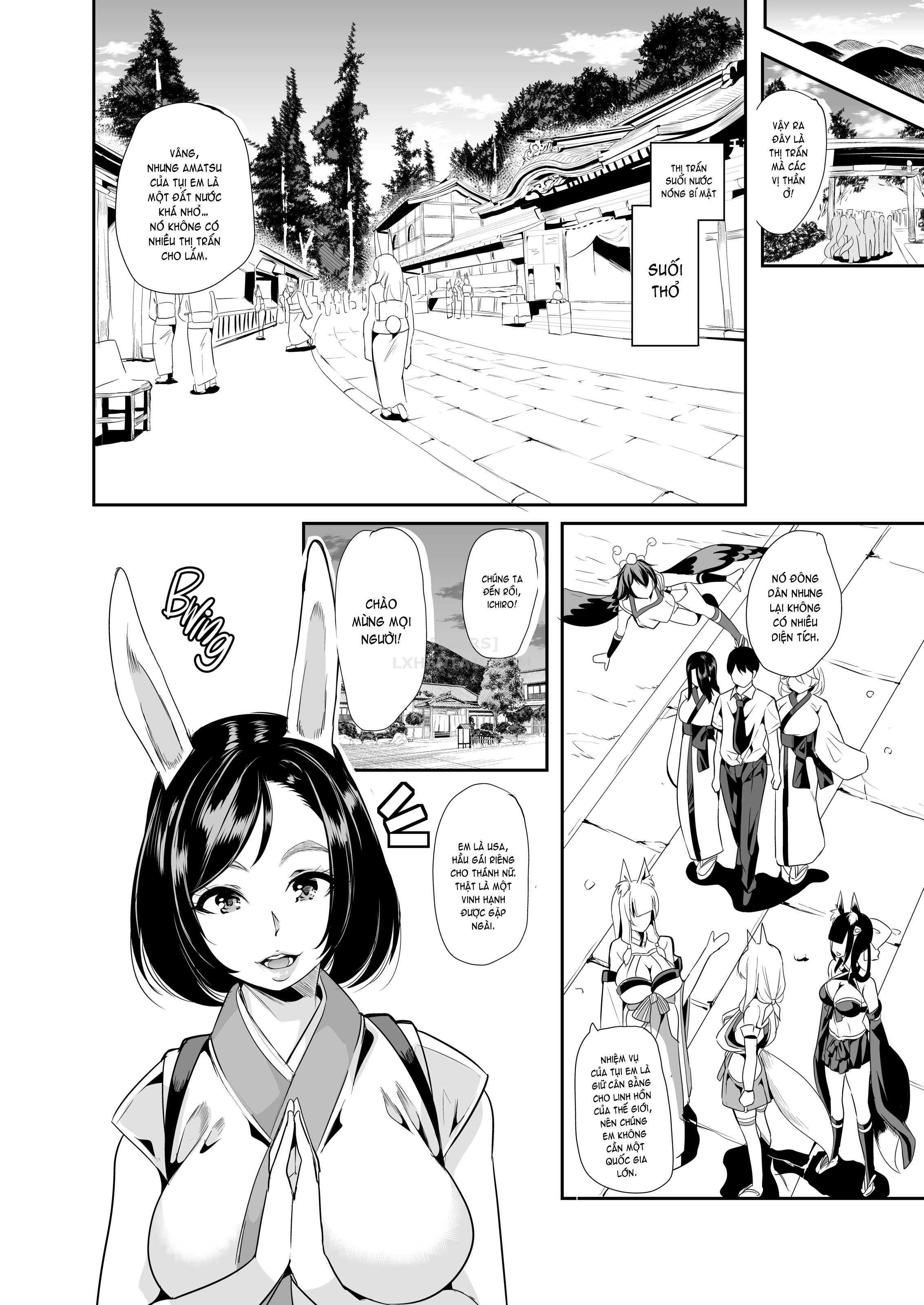 Đọc truyện hentai My Harem in Another World Collection - Chap 6 - Hot, Steamy Bath! Fluffy ❤️ Fucking