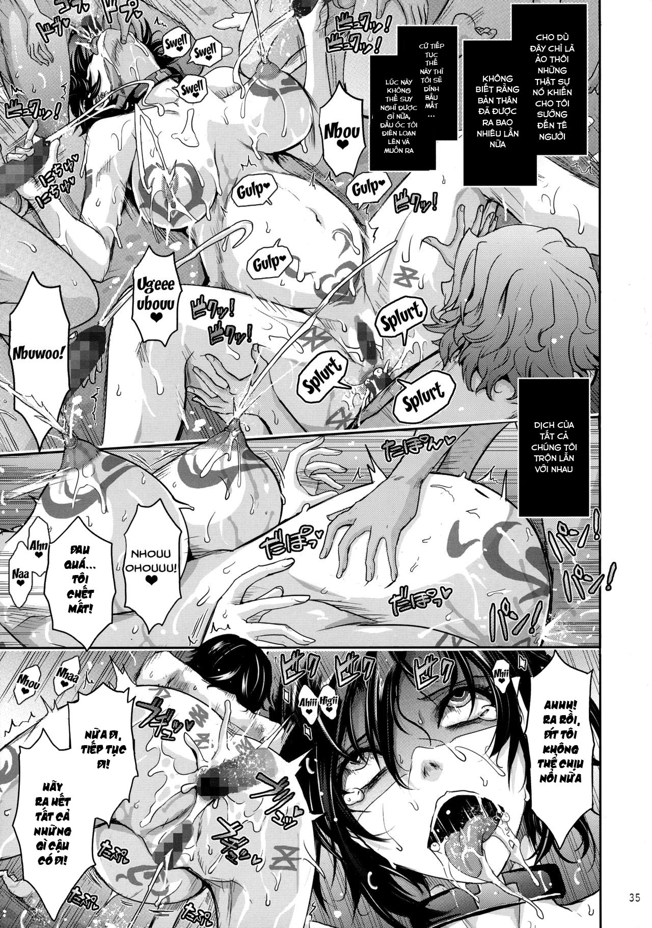 Đọc truyện hentai Seirei Senkan Tokumei Shasei Kanri-kan Naomi Evans no Nichijou (Kangoku Senkan) - Oneshot