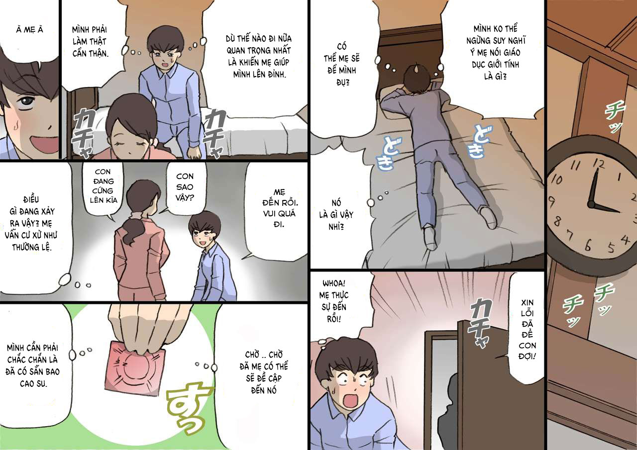 Đọc truyện hentai Okaa-san wa Homete Nobasu Kyouiku Houshin - Chap 2 + 3: End.