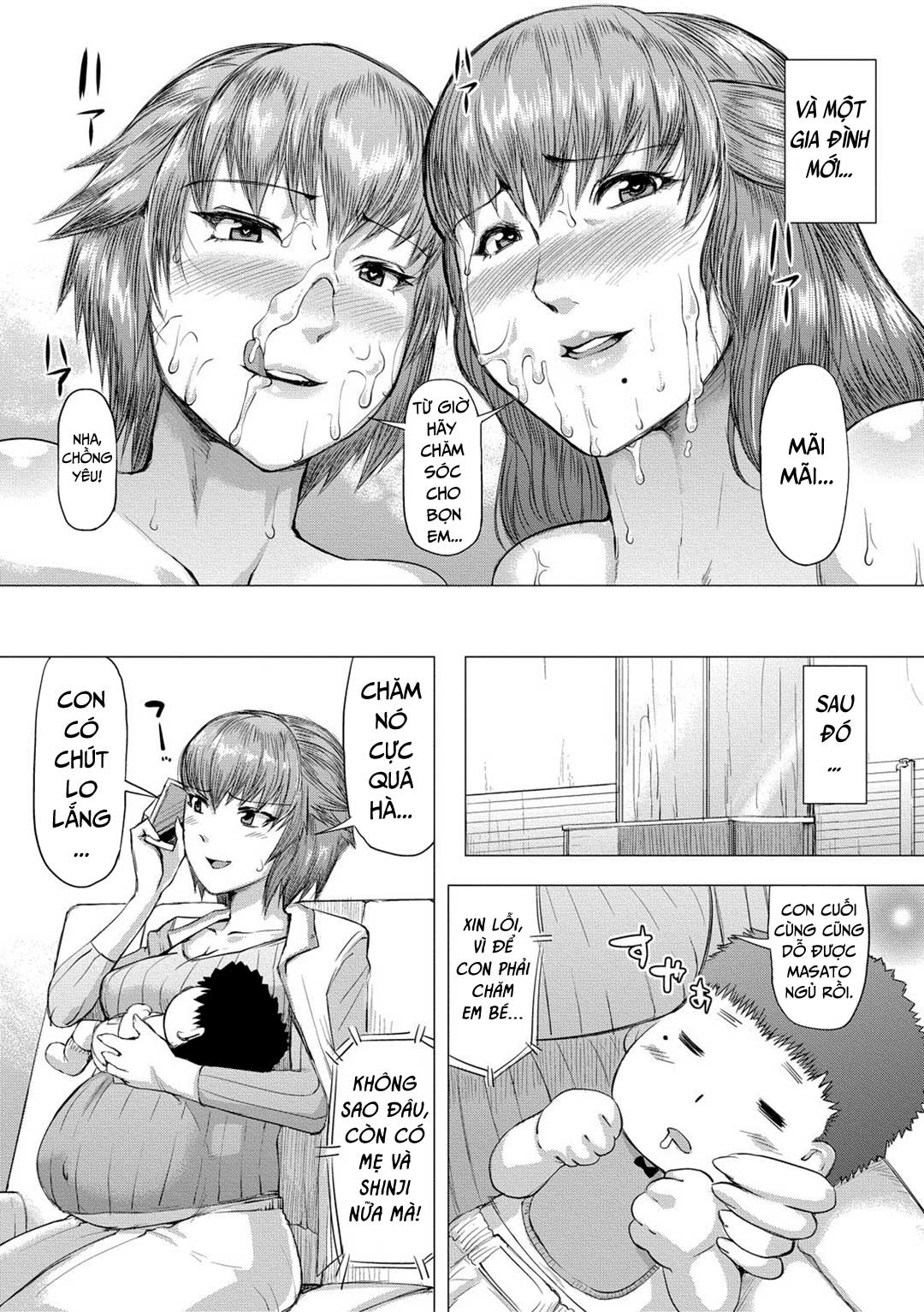 Đọc truyện hentai Cho đến khi mẹ vợ có thai - Chap 3 - [END]