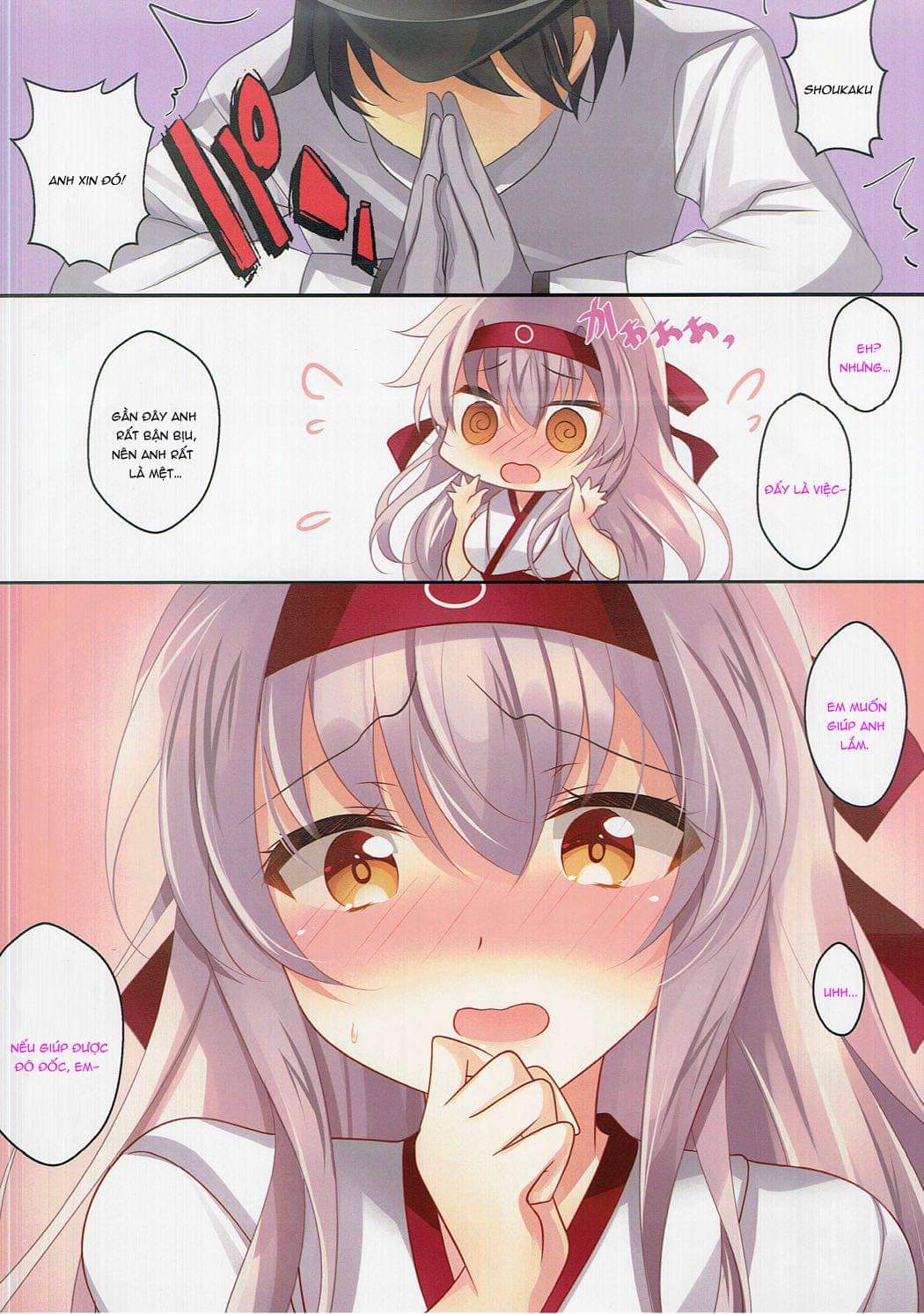 Đọc truyện hentai Hadaka Apron no Shoukaku-san wa Ikaga? (Kantai Collection -KanColle-) - Oneshot