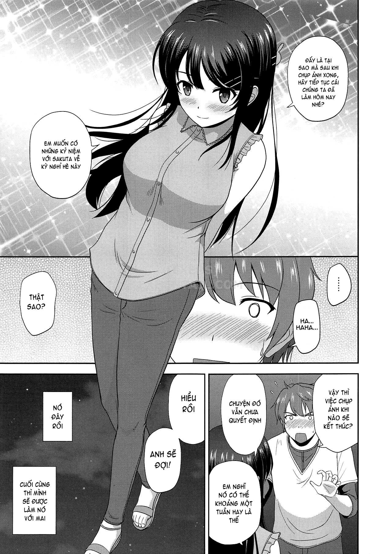 Đọc truyện hentai Thương Em! (Đú trend xíu) - Chap 1: Tạm biệt đời trai tân cùng Mai-san~ (fix 9.4.2021)