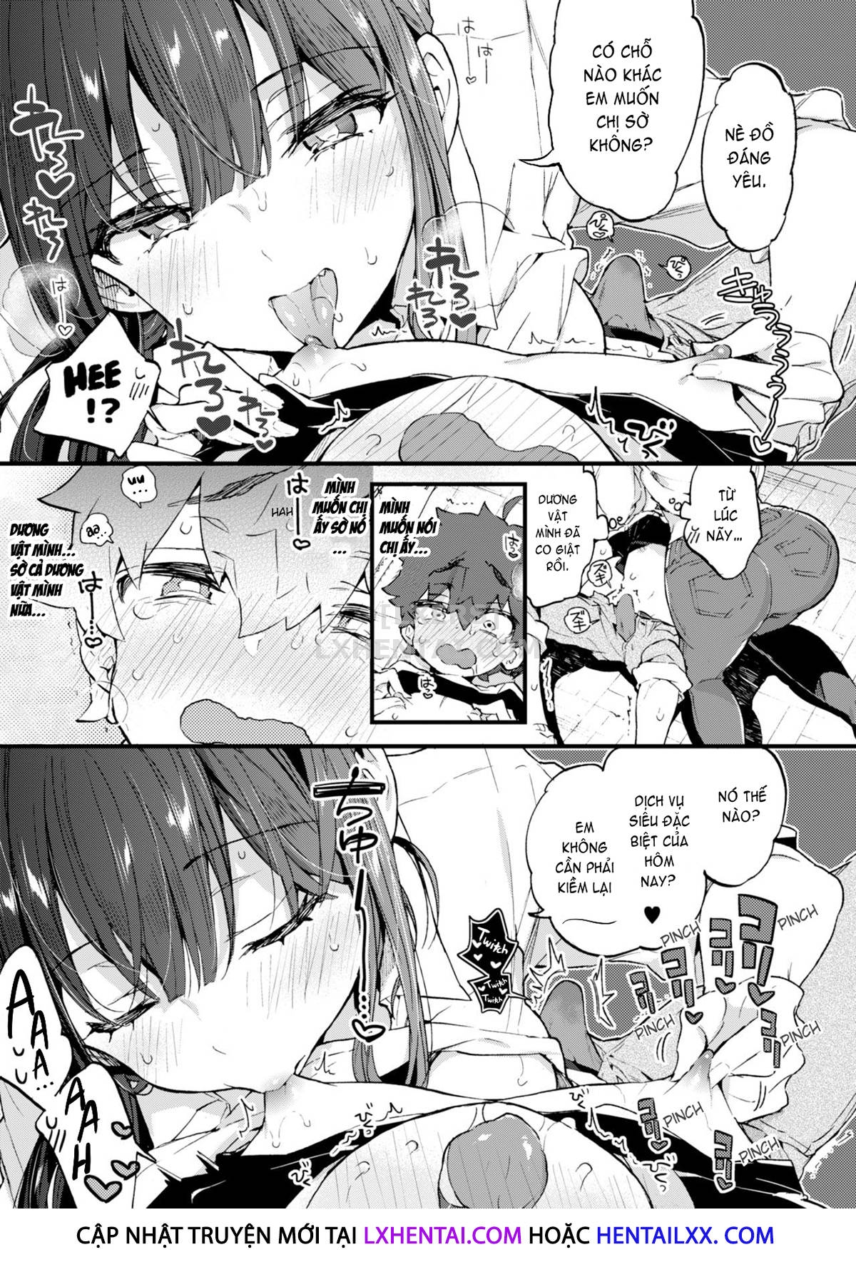 Đọc truyện hentai Boku to Shoten no Onee-san - Oneshot