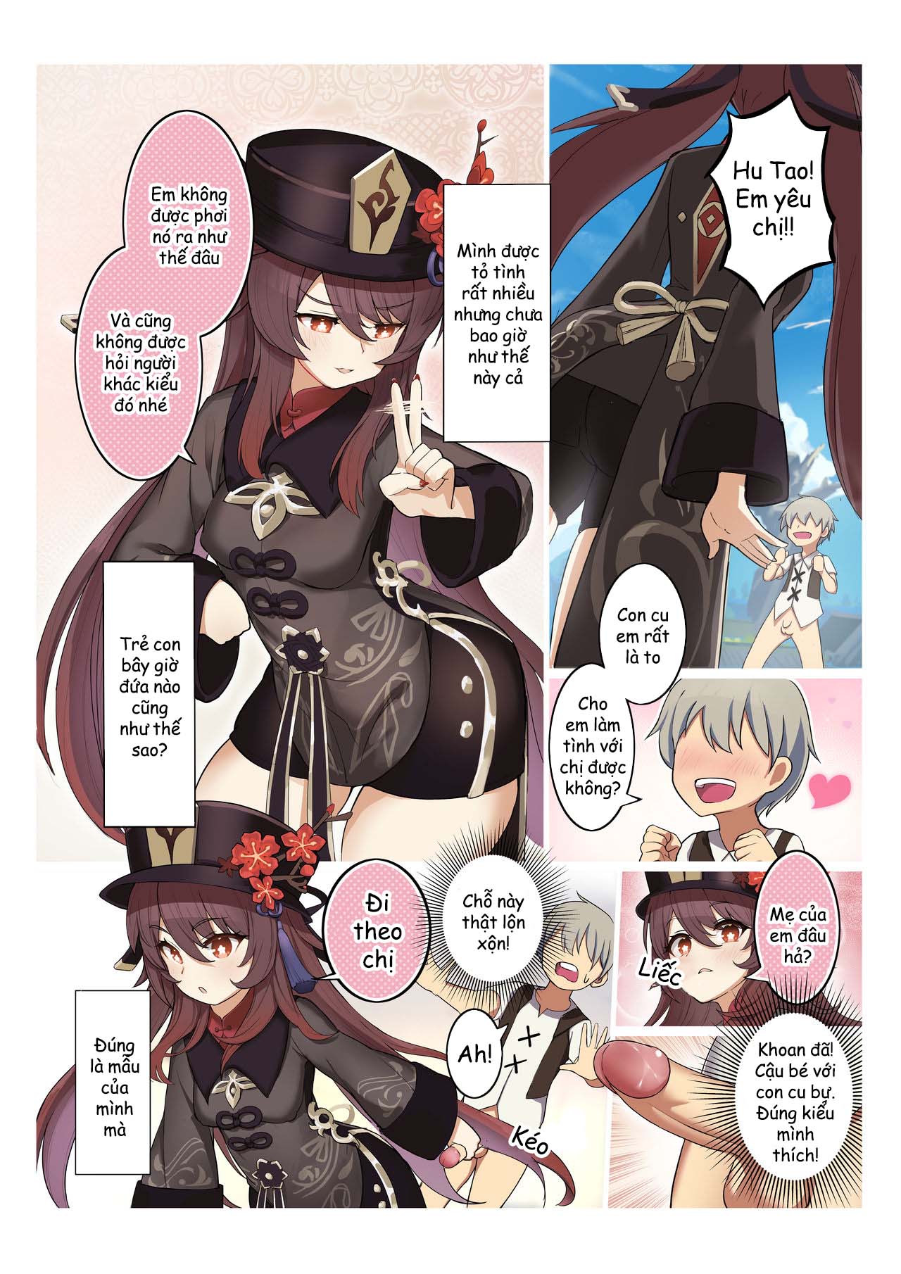 Đọc truyện hentai Hu Tao và Shota (Genshin Impact) - Oneshot