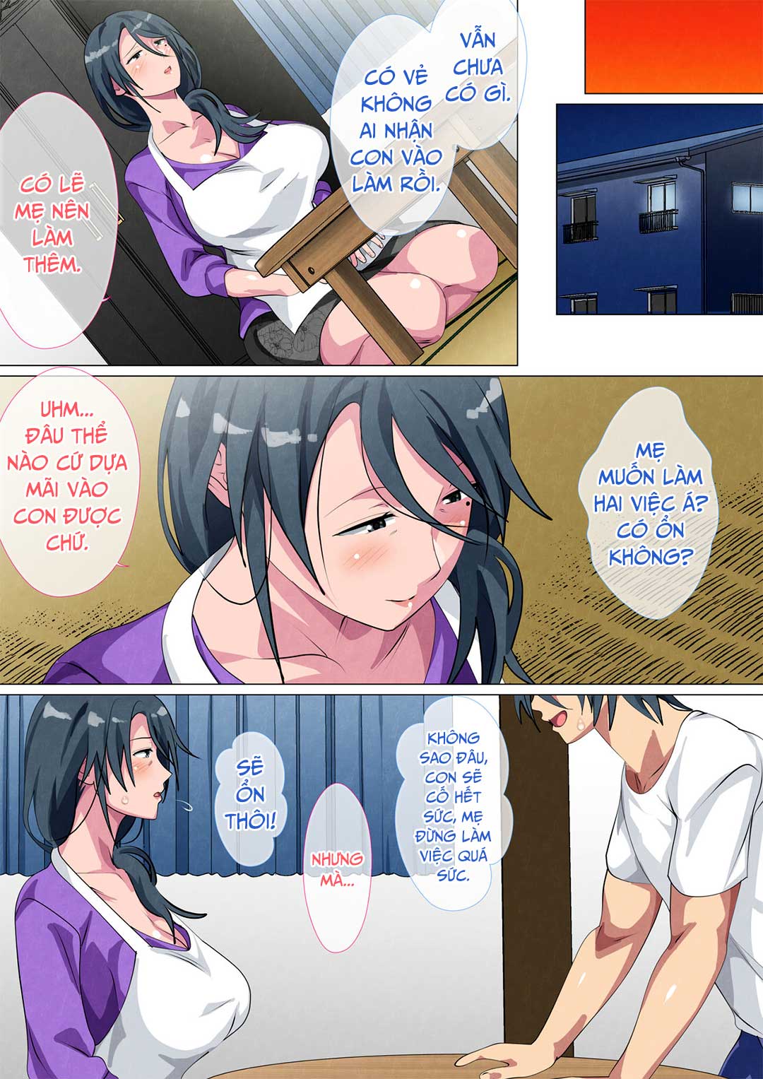 Đọc truyện hentai Người mẹ góa bụa Sayoko và con trai - Chap 3