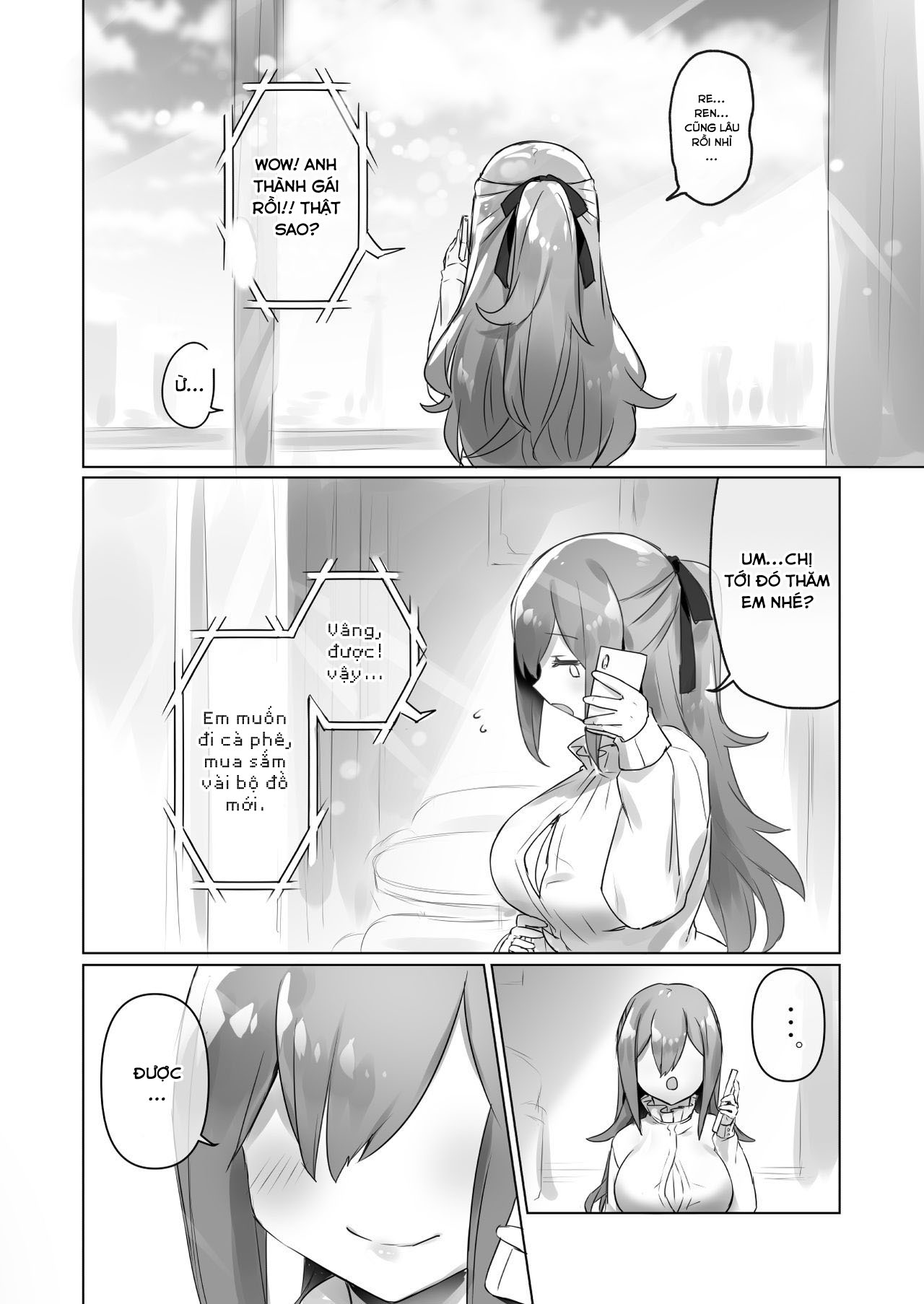 Đọc truyện hentai Streamer Giả Gái Muốn Được Làm Onee-chan - OneShot