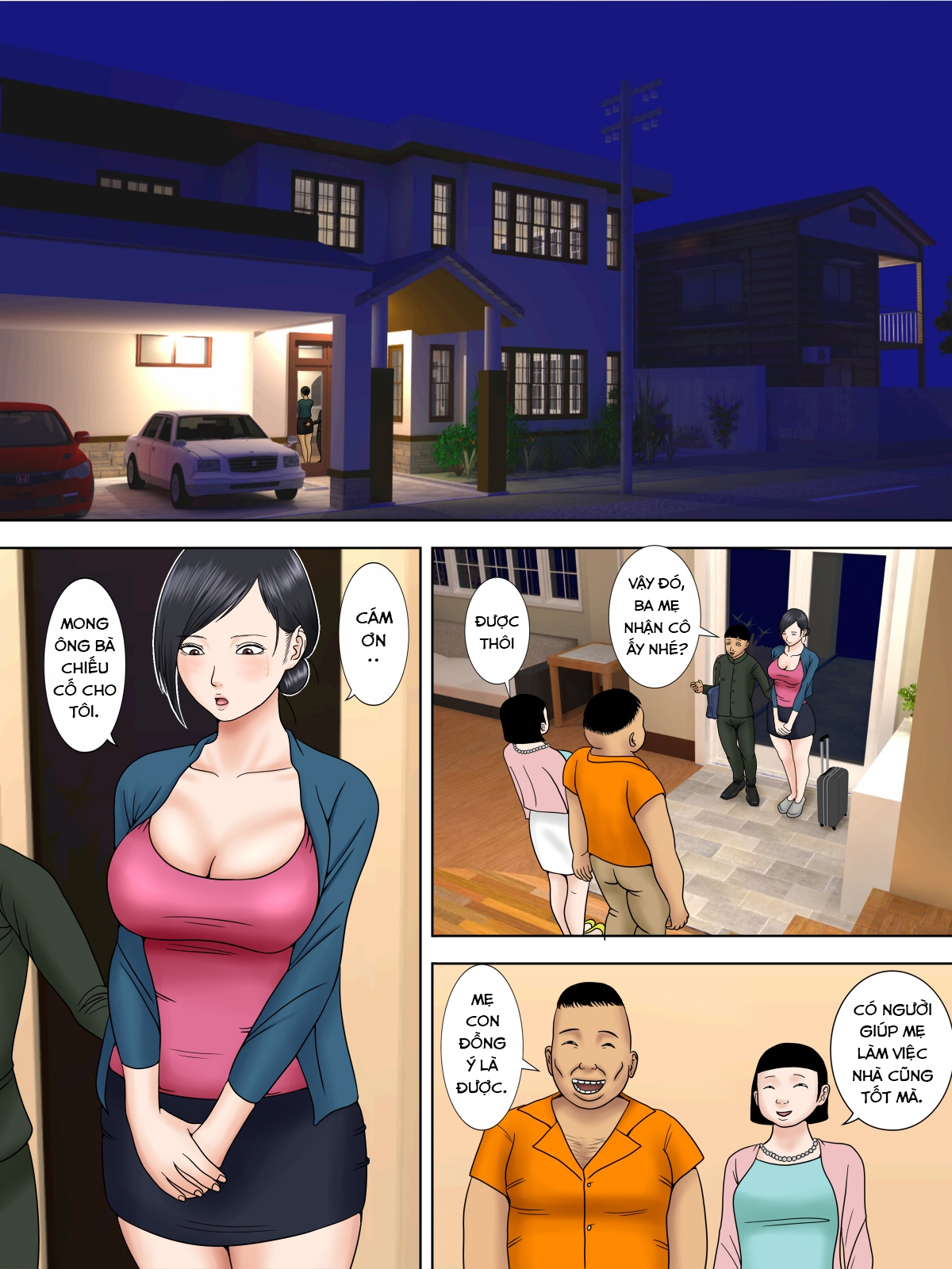 Đọc truyện hentai Otto Wa Gokuchuu, Ippou Tsuma Wa... Bangaihen～Bokudake No Fuuzokujou No Hazunanoni... - Chap 4