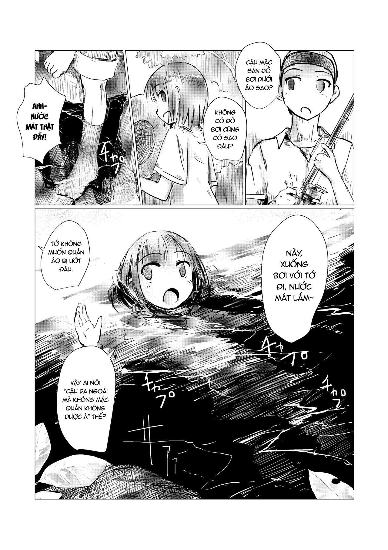 Đọc truyện hentai Vui đùa dưới sông - Oneshot