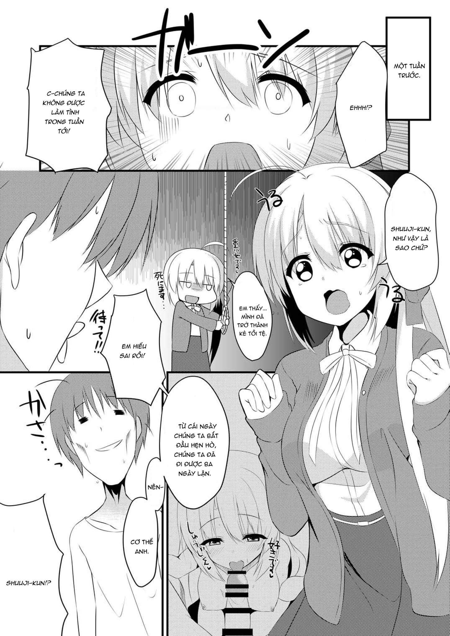 Đọc truyện hentai Onanie Daisuki na Kanojo ni Isshuukan Ecchi Gaman saseta Kekka (Sanoba Witch) - Oneshot