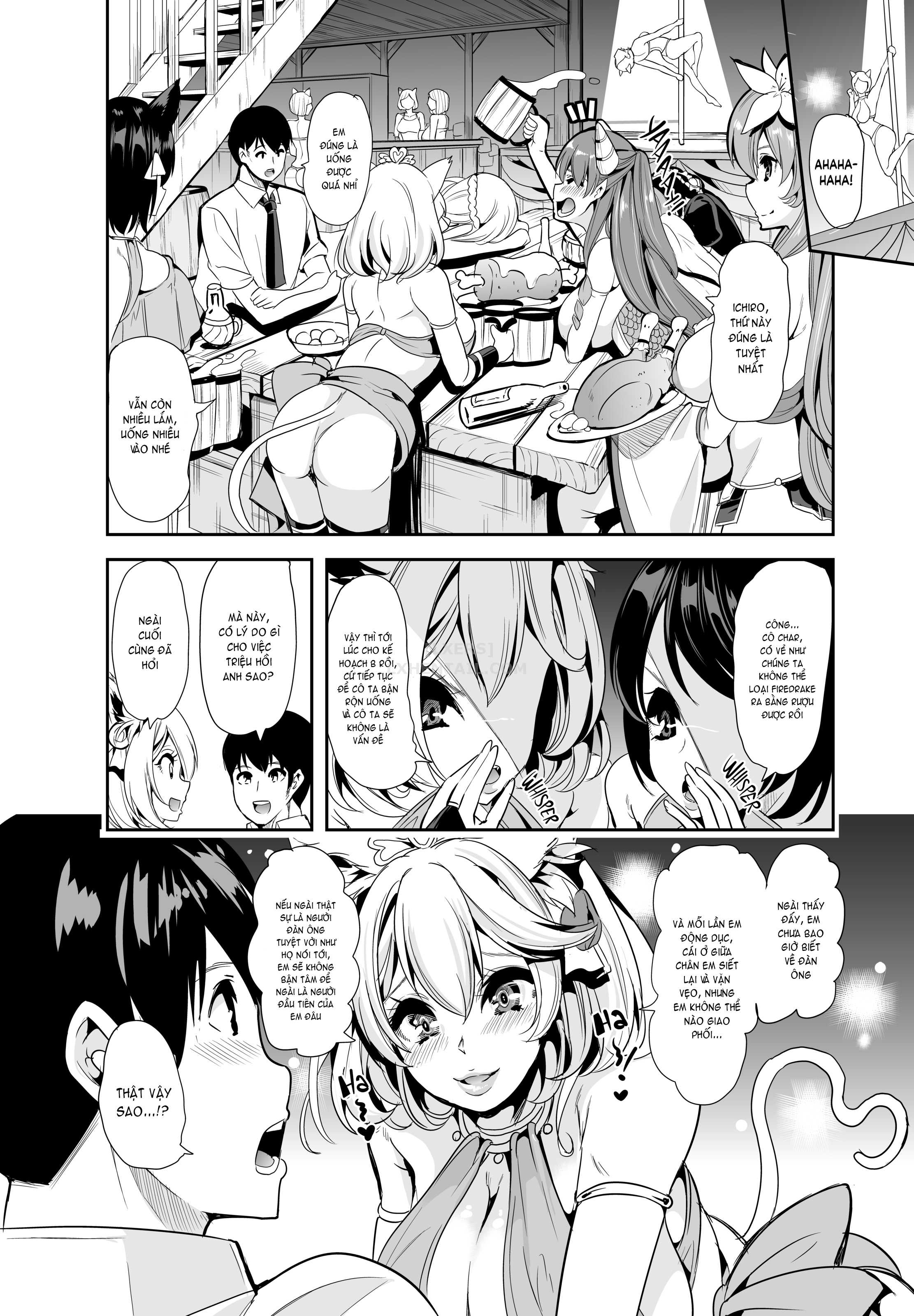 Đọc truyện hentai My Harem in Another World Collection - Chap 3 - Heat in Cat Country