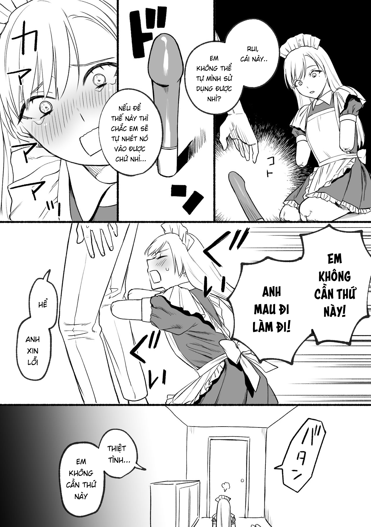 Đọc truyện hentai Hầu gái Rui khiếm khuyết - Oneshot