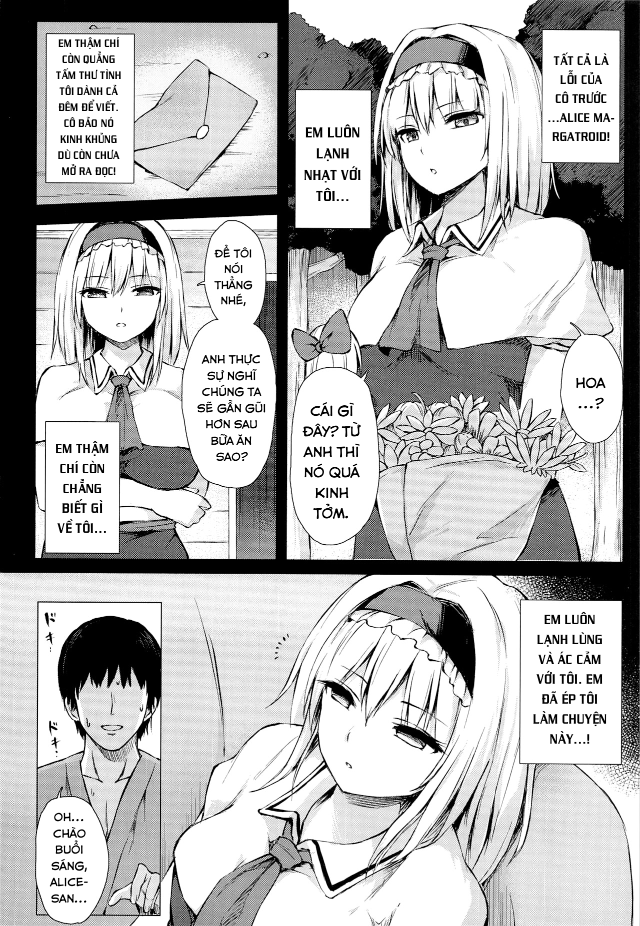 Đọc truyện hentai Dereochi Alice Margatroid (Touhou Project) - Oneshot