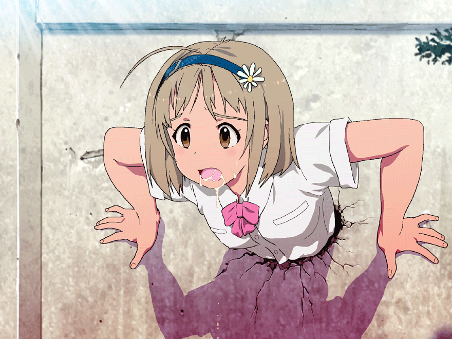 Đọc truyện hentai Kabe ni Hamatte Ugokenai! - Artist CG Ảnh động