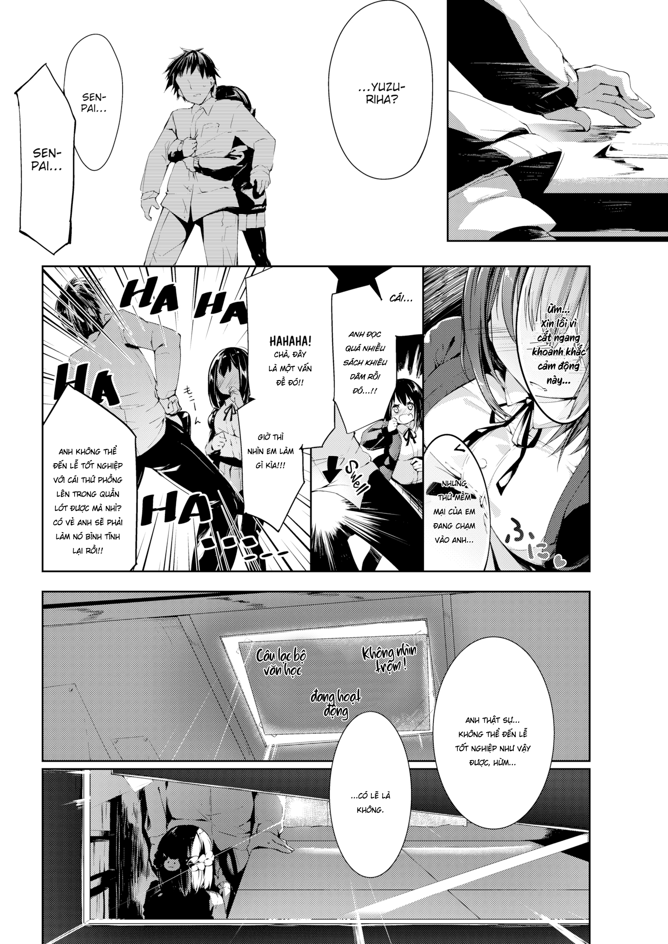 Đọc truyện hentai Chuyện tình trong câu lạc bộ văn học của cô nàng năm nhất - Oneshot