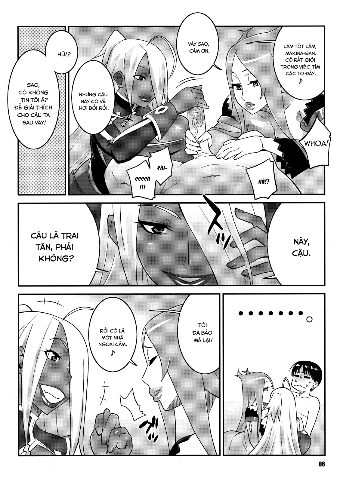 Đọc truyện hentai Đêm giao thừa may mắn của cậu trai tân - Oneshot