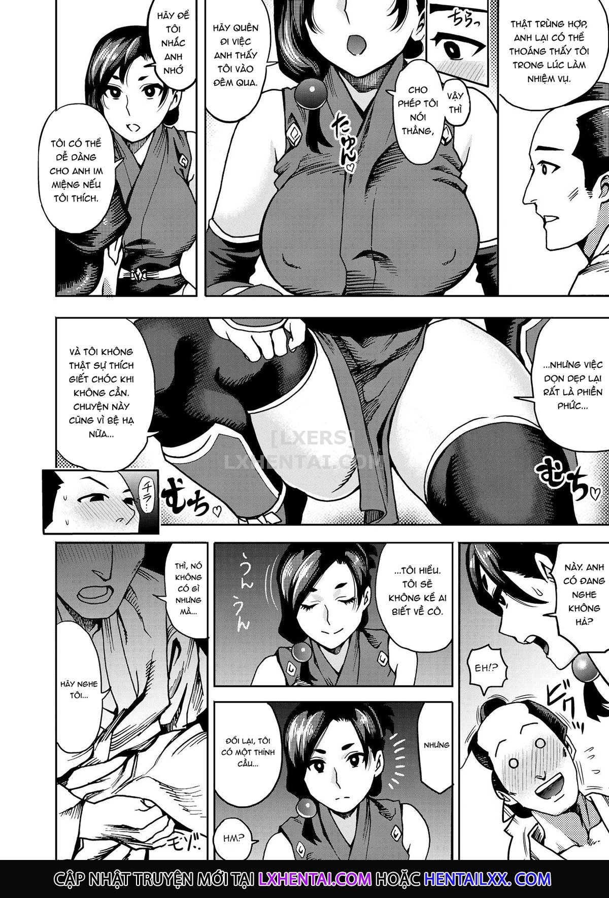 Đọc truyện hentai Kunoichi no Mitsuyaku - Oneshot