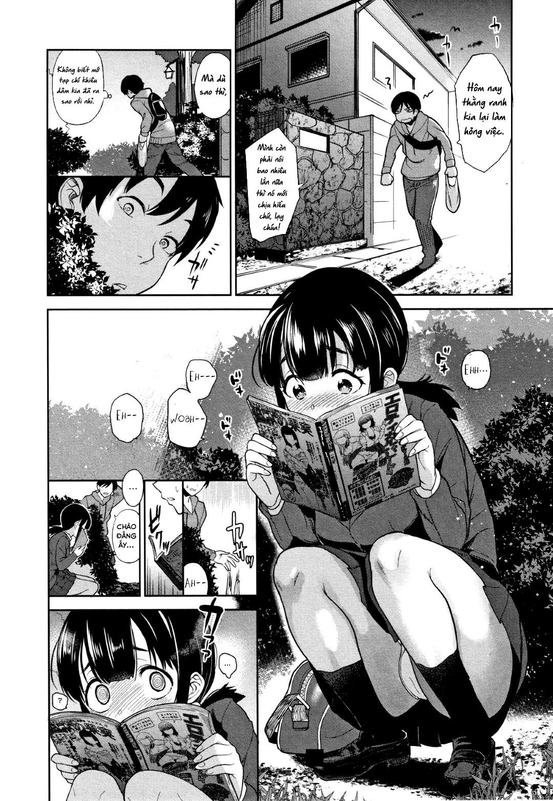 Đọc truyện hentai Tôi bắt được 1 cô gái dễ thương nhìn trộm cuốn sách tôi vứt đi - Chap 01: Cuộc gặp gỡ lạ lùng