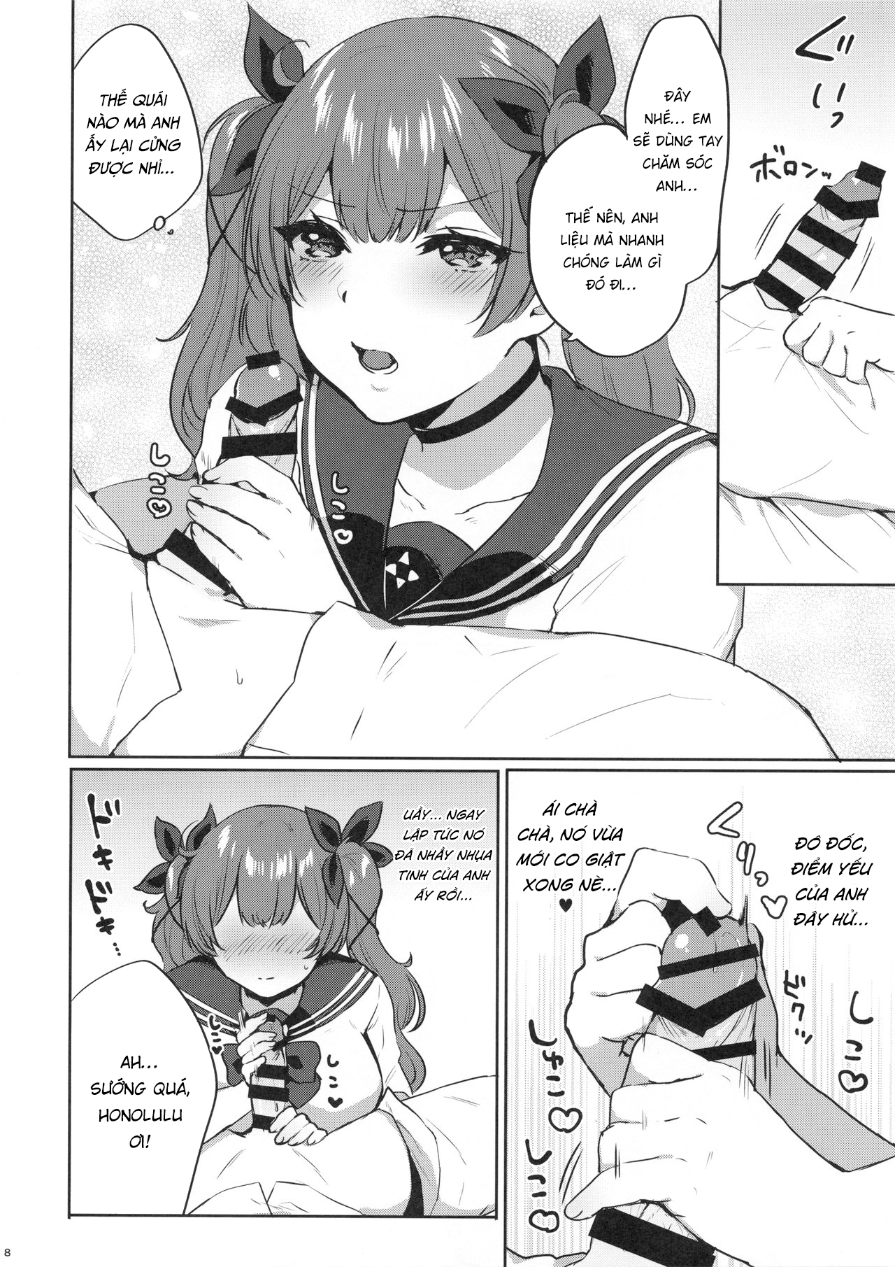 Đọc truyện hentai Honolulu-style Helping Techinque (Azur Lane) - 1 bắn