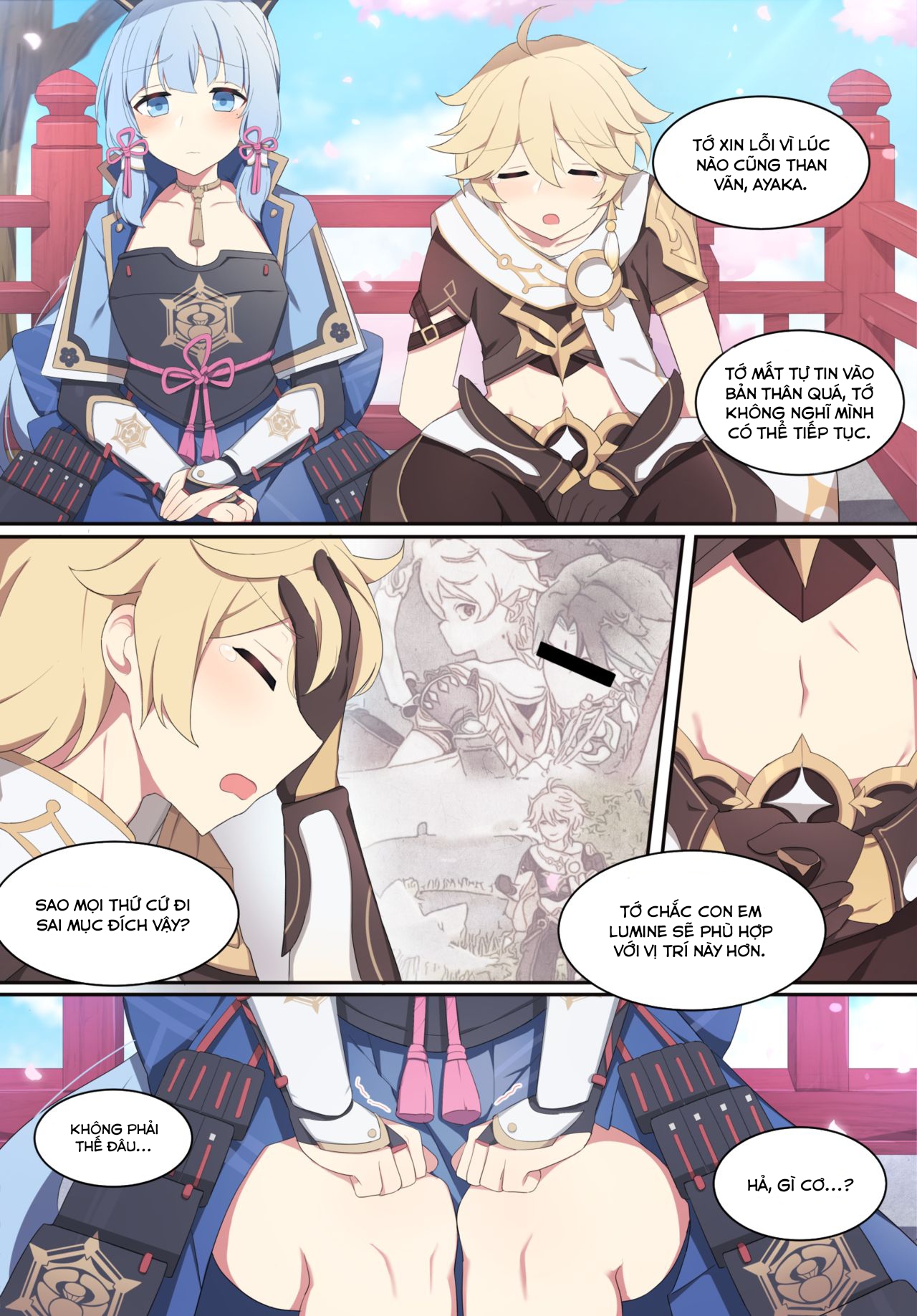Đọc truyện hentai Sự cổ vũ của Ayaka - Oneshot