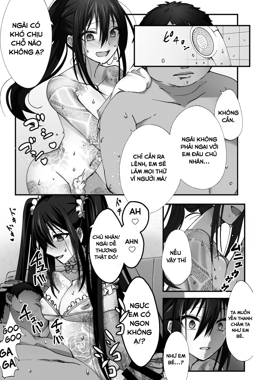 Đọc truyện hentai Shinjuku no Asa ga Sennou Sarete Josou Shitsutsu Arekore - Oneshot