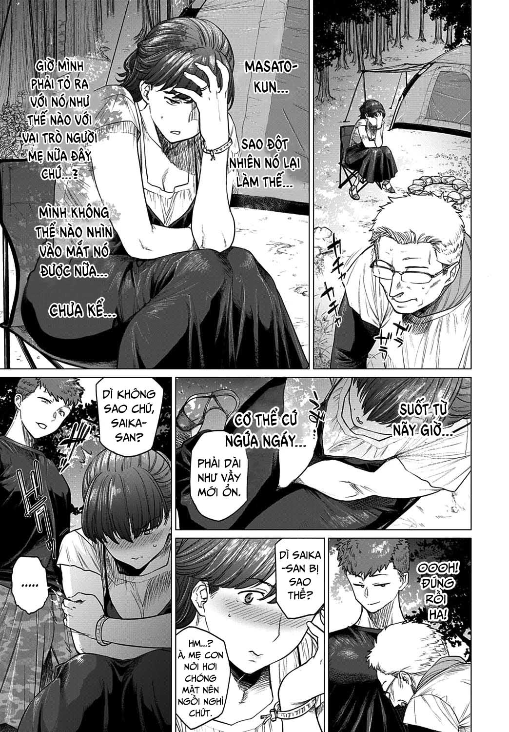 Đọc truyện hentai Cắm trại cùng mẹ kế - Oneshot