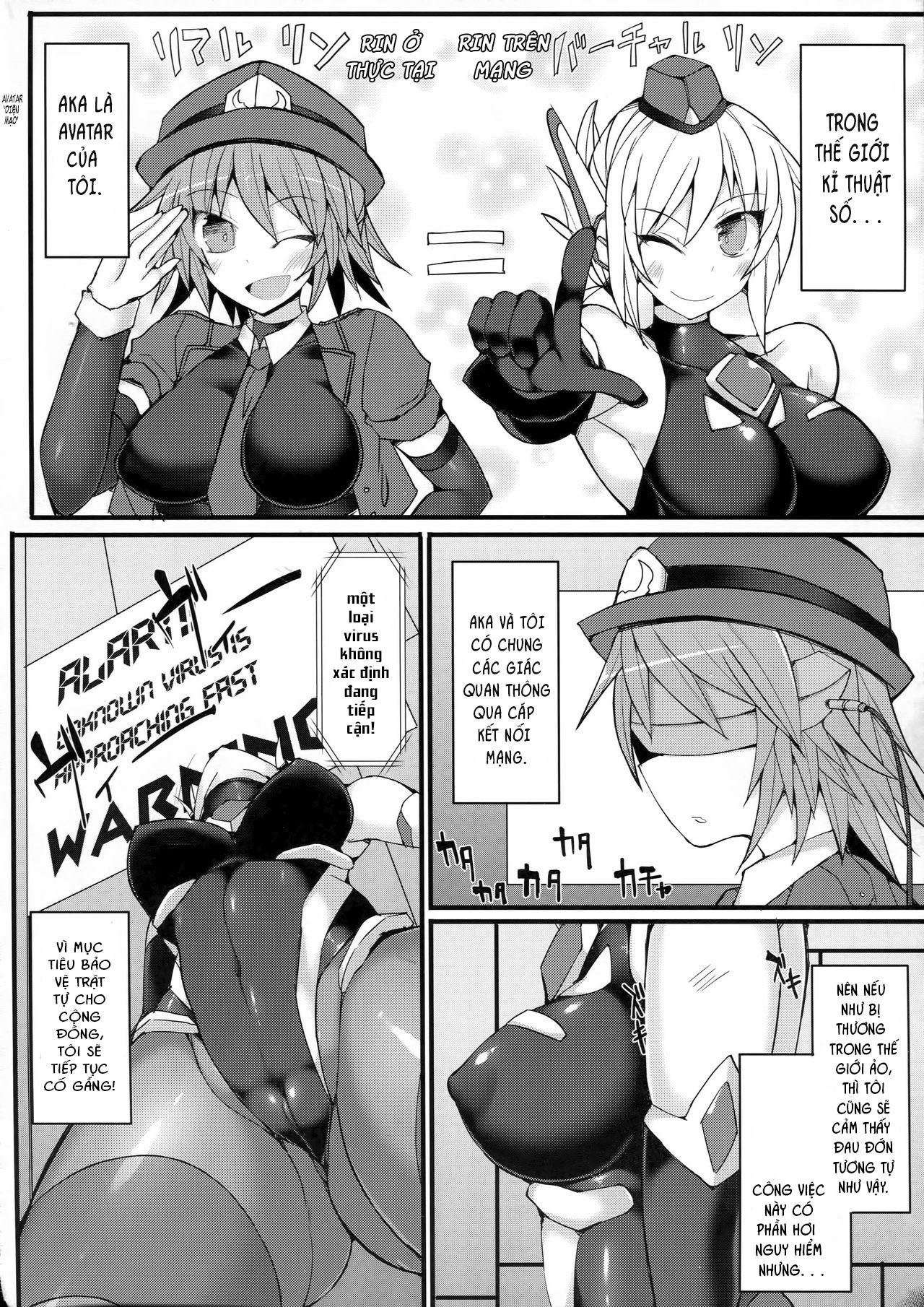 Đọc truyện hentai Cyber Police Rin - Subepichi KuroSto Fukei Ahegao Kairaku Sennou - Oneshot