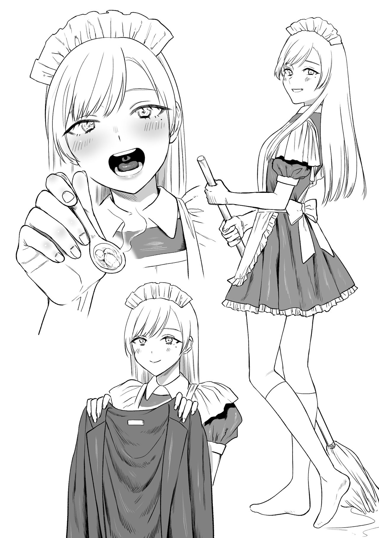 Đọc truyện hentai Hầu gái Rui - Oneshot