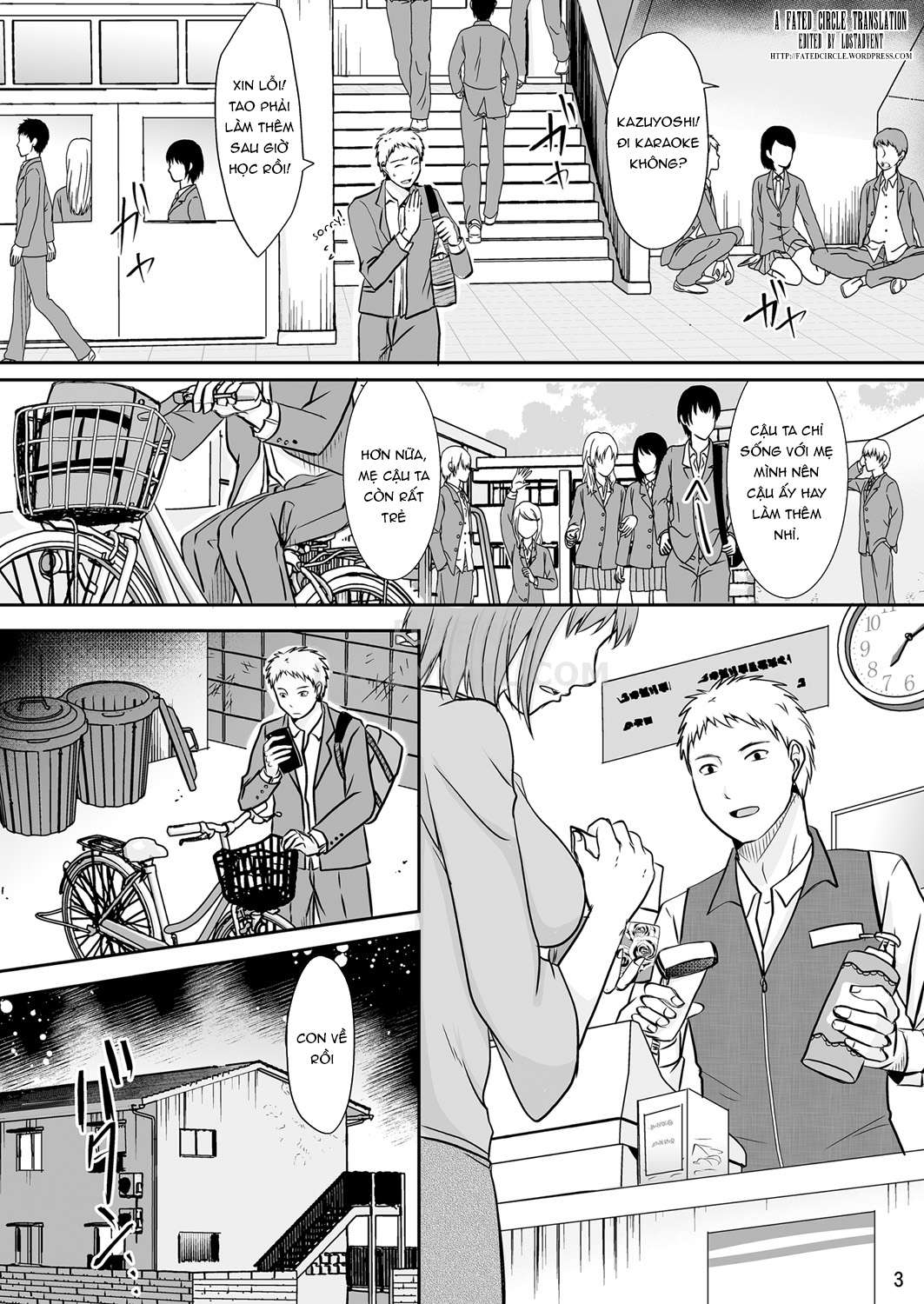 Đọc truyện hentai Uchi Ni Hayaku Kaettara - Oneshot