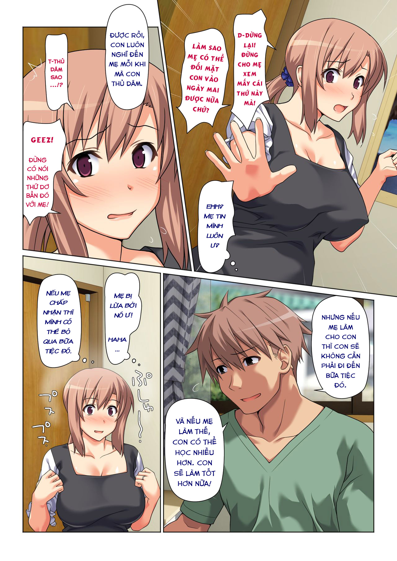 Đọc truyện hentai His Mother gets him off every day as long as his grades improve - Oneshot-1
