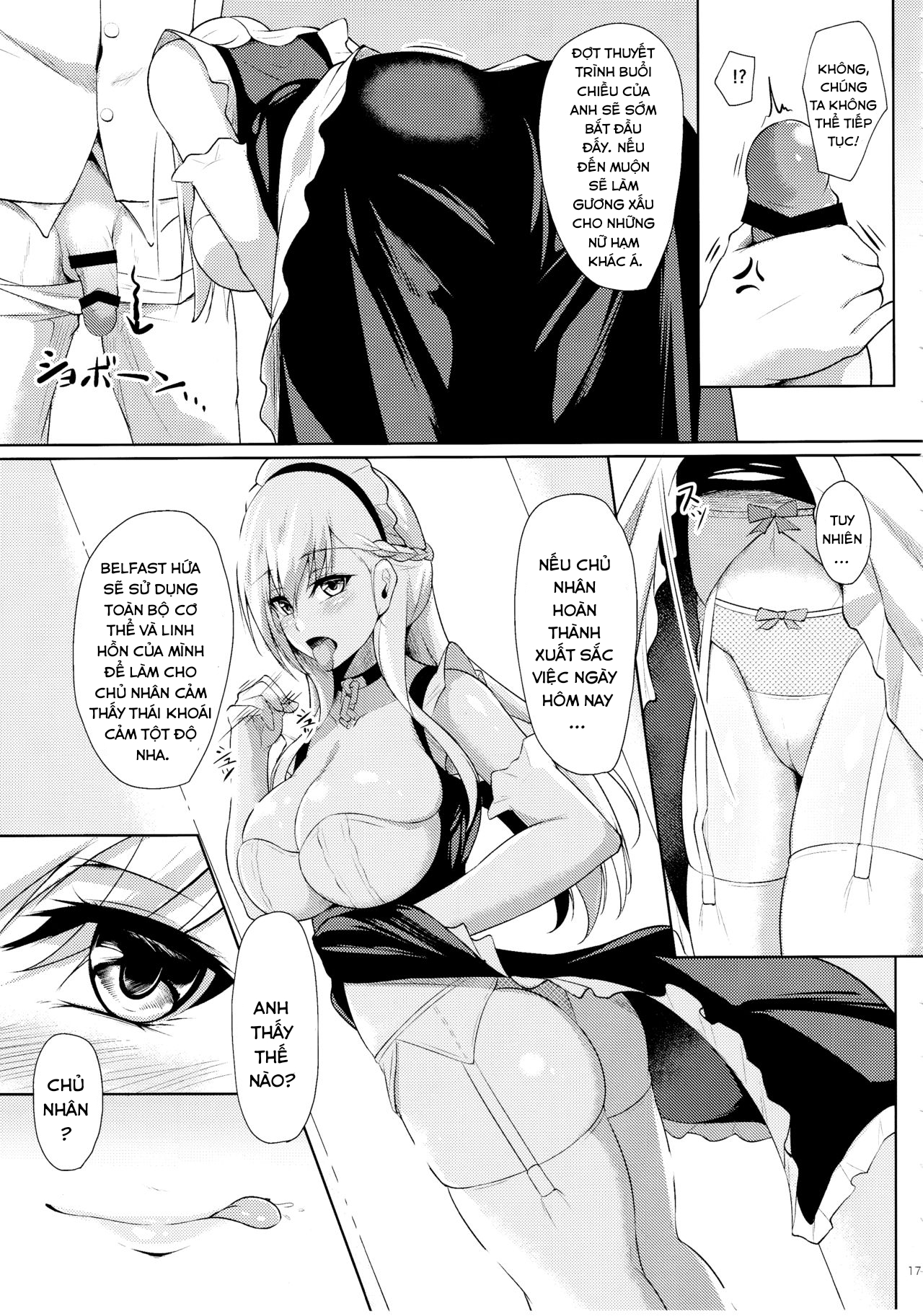 Đọc truyện hentai Belfast ni Amaetai!! (Azur Lane) - Oneshot