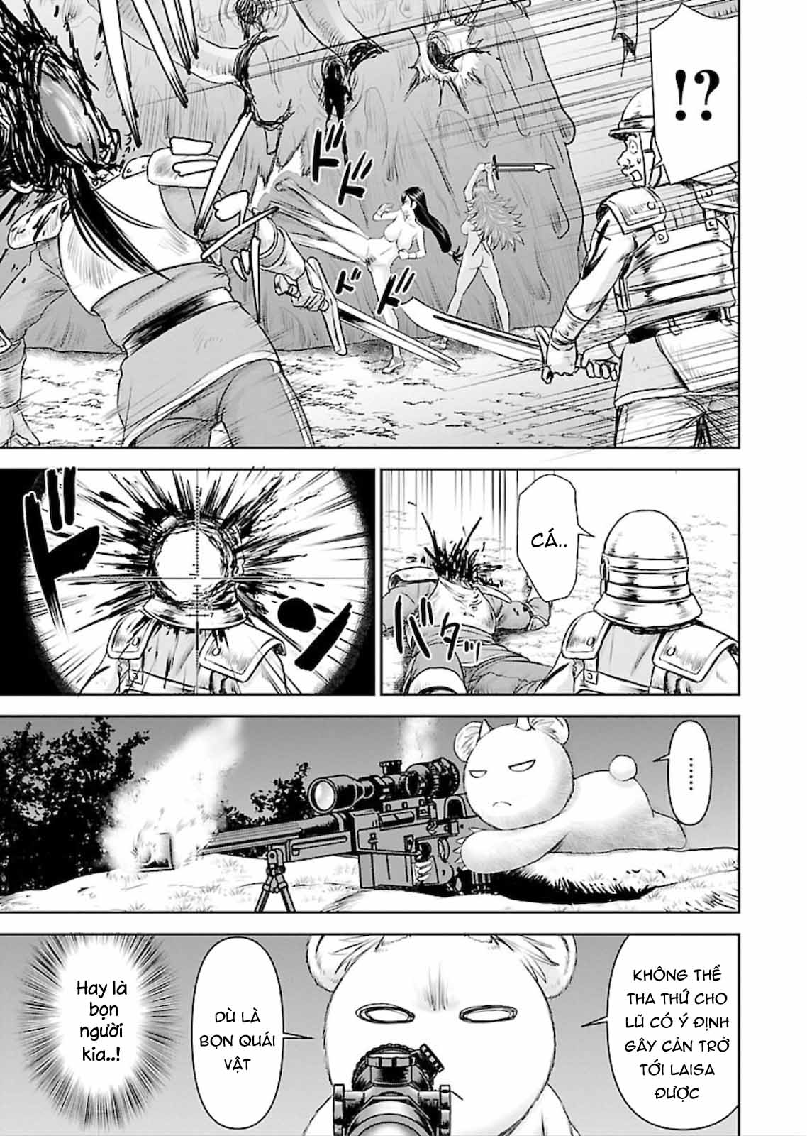 Đọc truyện hentai Xạ thủ mềm mại của Nữ chiến binh - Chap 5