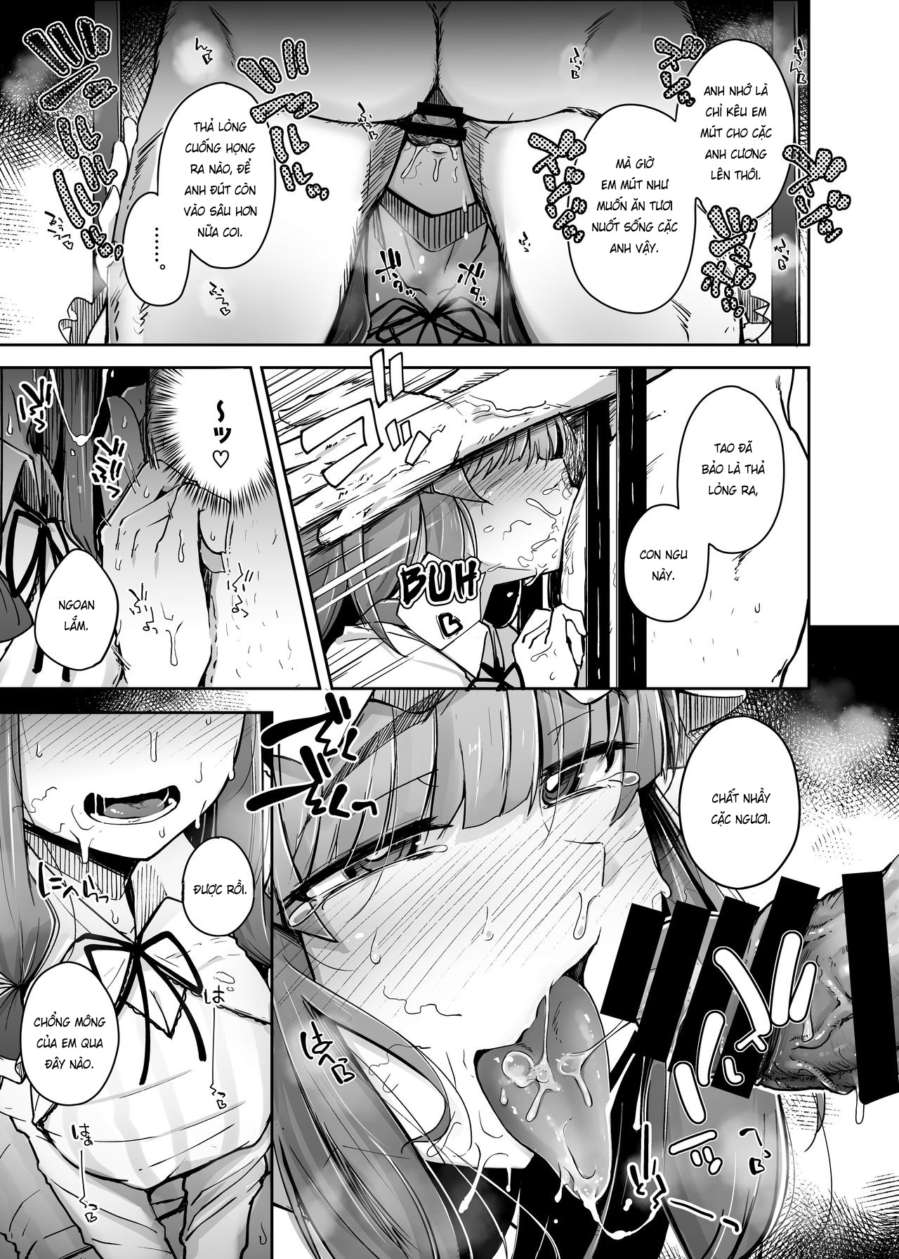 Đọc truyện hentai Sự tích cái lỗ và Cá Chà Bặc - Chap 3 Nhấp nhô cùng ma thuật không gian