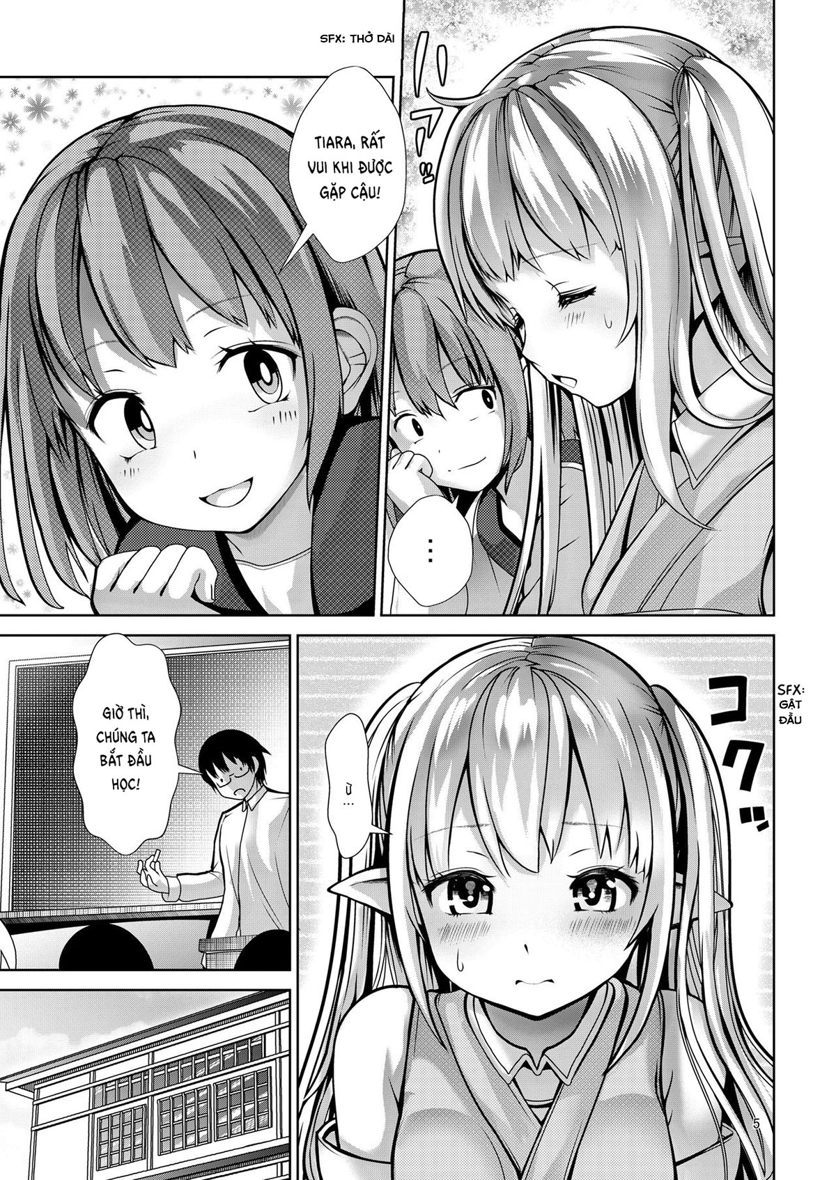 Đọc truyện hentai 5-nen 3-kumi no Isekai Ryuugakusei o Shidou suru Tsumori ga Choukyou shite shimatta - Oneshot