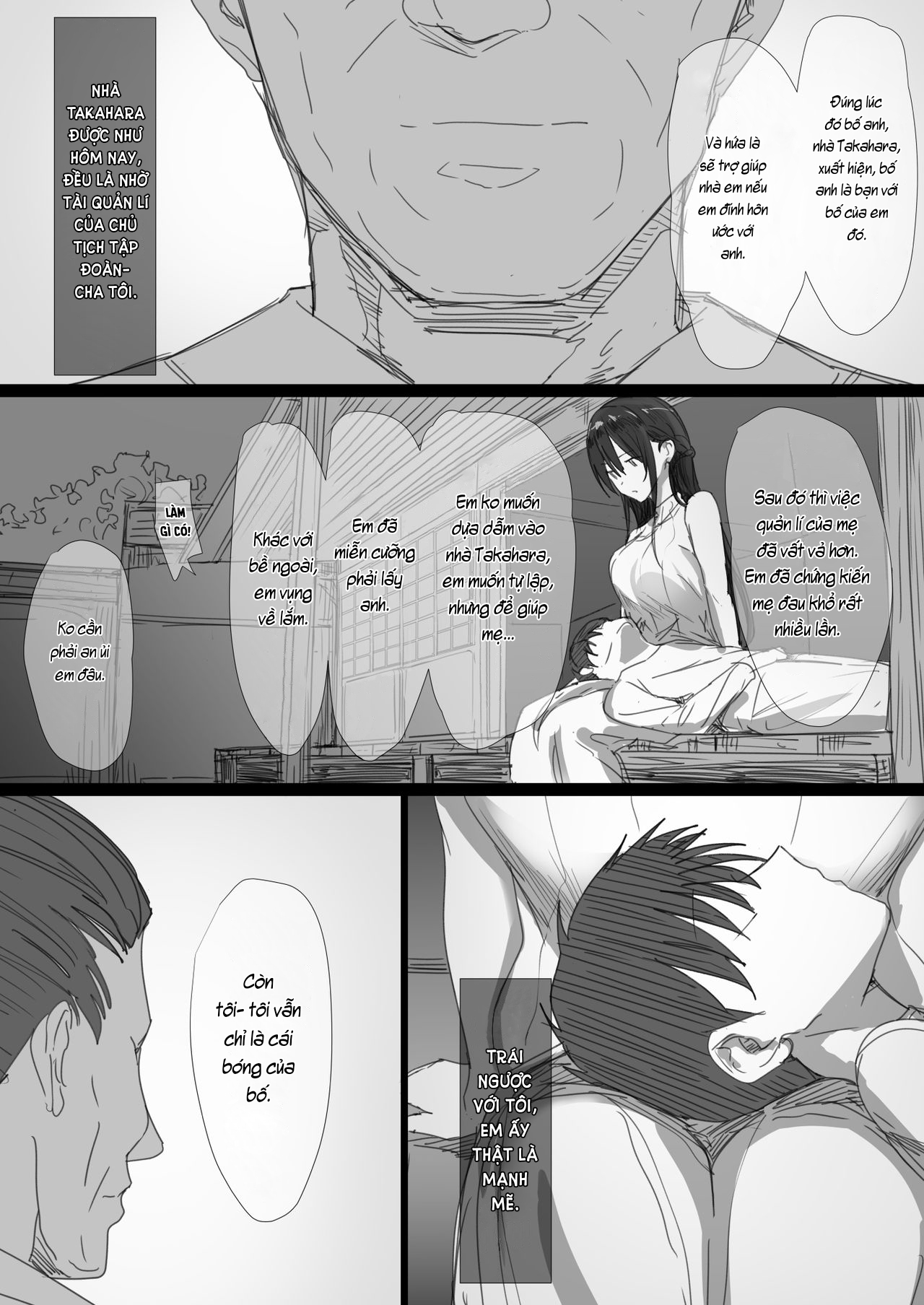 Đọc truyện hentai Ki ga Tsuyoi Seiso na Hitozuma Reijou ga Netorareru made no Ichibu Shijuu - Chap 1: Ngày em và anh làm vợ chồng.