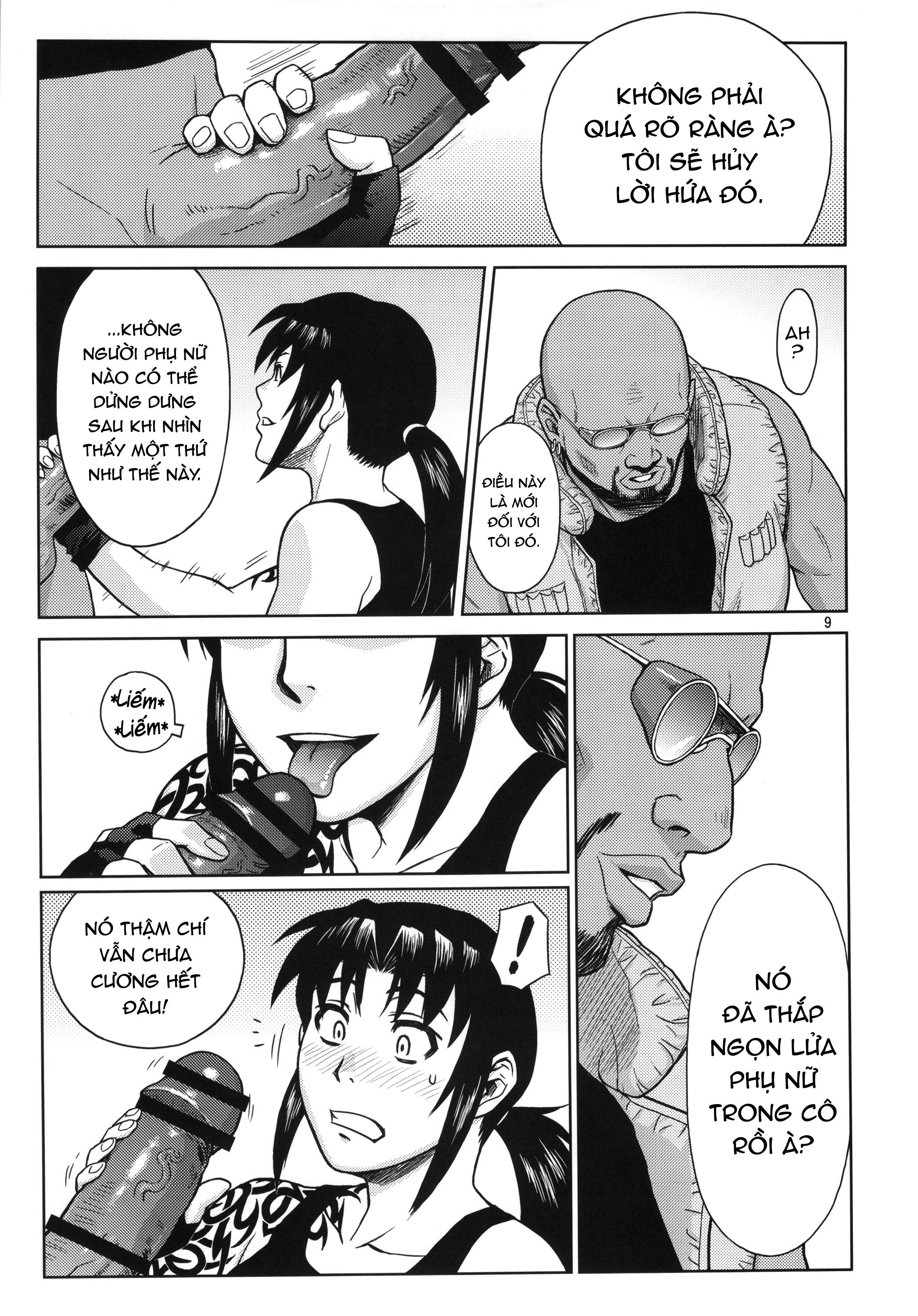 Đọc truyện hentai SUPER BIG SIZE! (BLACK LAGOON) - Oneshot