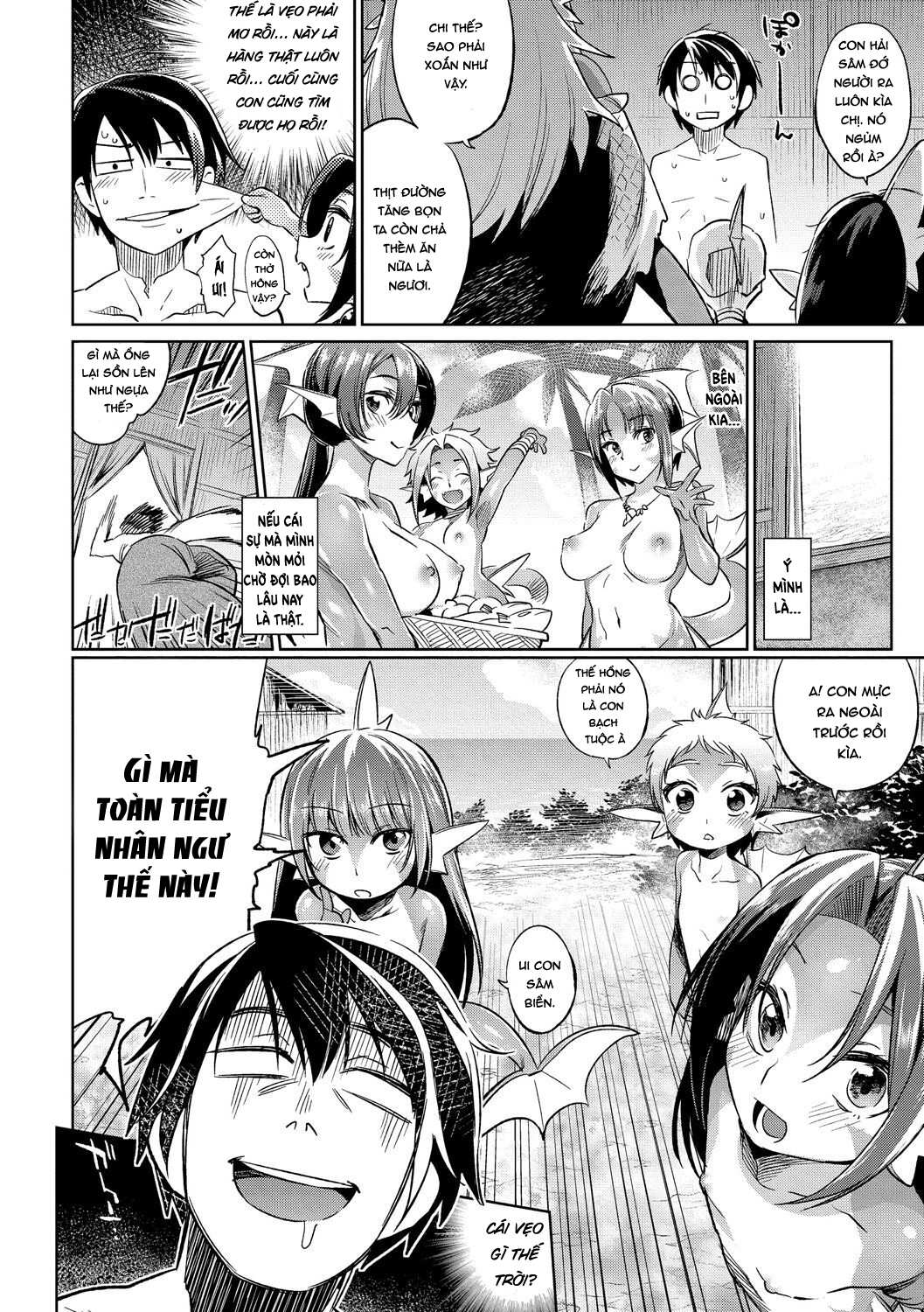 Đọc truyện hentai Gyoryuushima no Okite ~Jikyuu 1500 yen!! Gyogyou o Tetsudau Kantan na Oshigoto desu. (Dansei nomi Bashou) Kouhen~(Reup) 1Shot