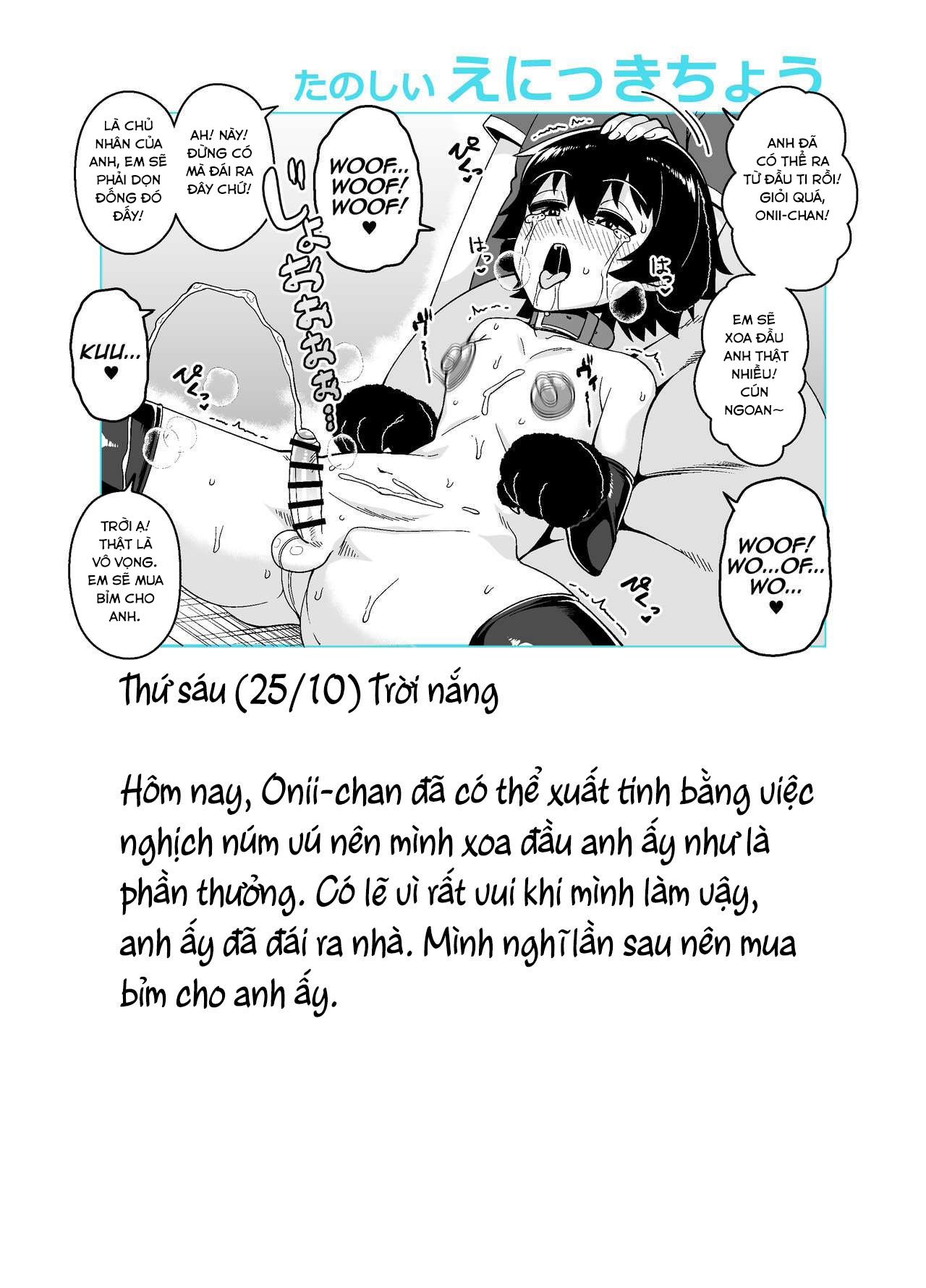 Đọc truyện hentai Nhật kí huấn luyện Onii-chan - Oneshot